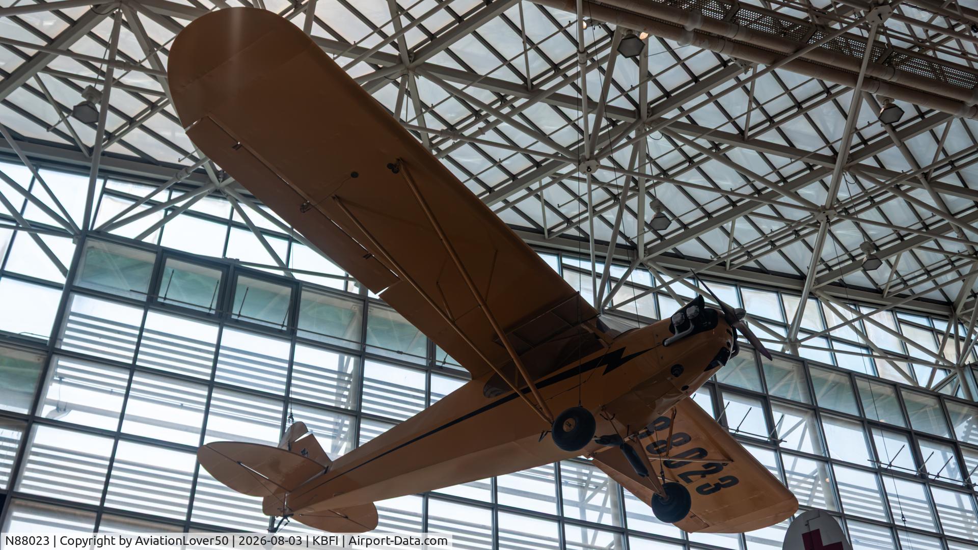 Aircraft N88023, 1946 Piper J3C-65 Cub, c/n 15641, J-3 Cub, at KBFI, photo by AviationLover50