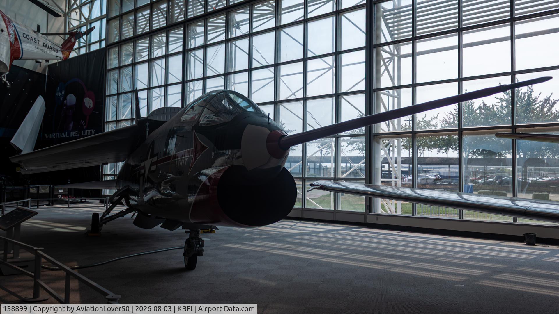 Aircraft 138899, 1955 Vought XF8U-1/XF-8A, c/n Not found 138899, XF-8A, at KBFI, photo by AviationLover50