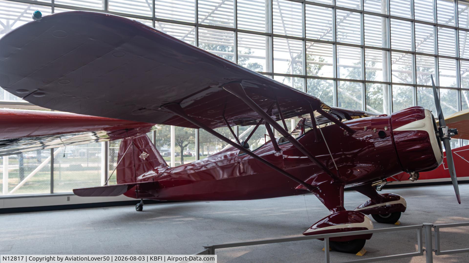 Aircraft N12817, Stinson Model O, c/n 10, Stinson O replica, at KBFI, photo by AviationLover50