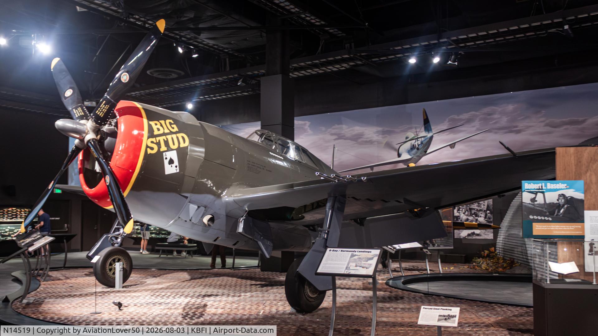 Aircraft N14519, 1942 Republic P-47D Thunderbolt, c/n 393-353, P-47D, at KBFI, photo by AviationLover50