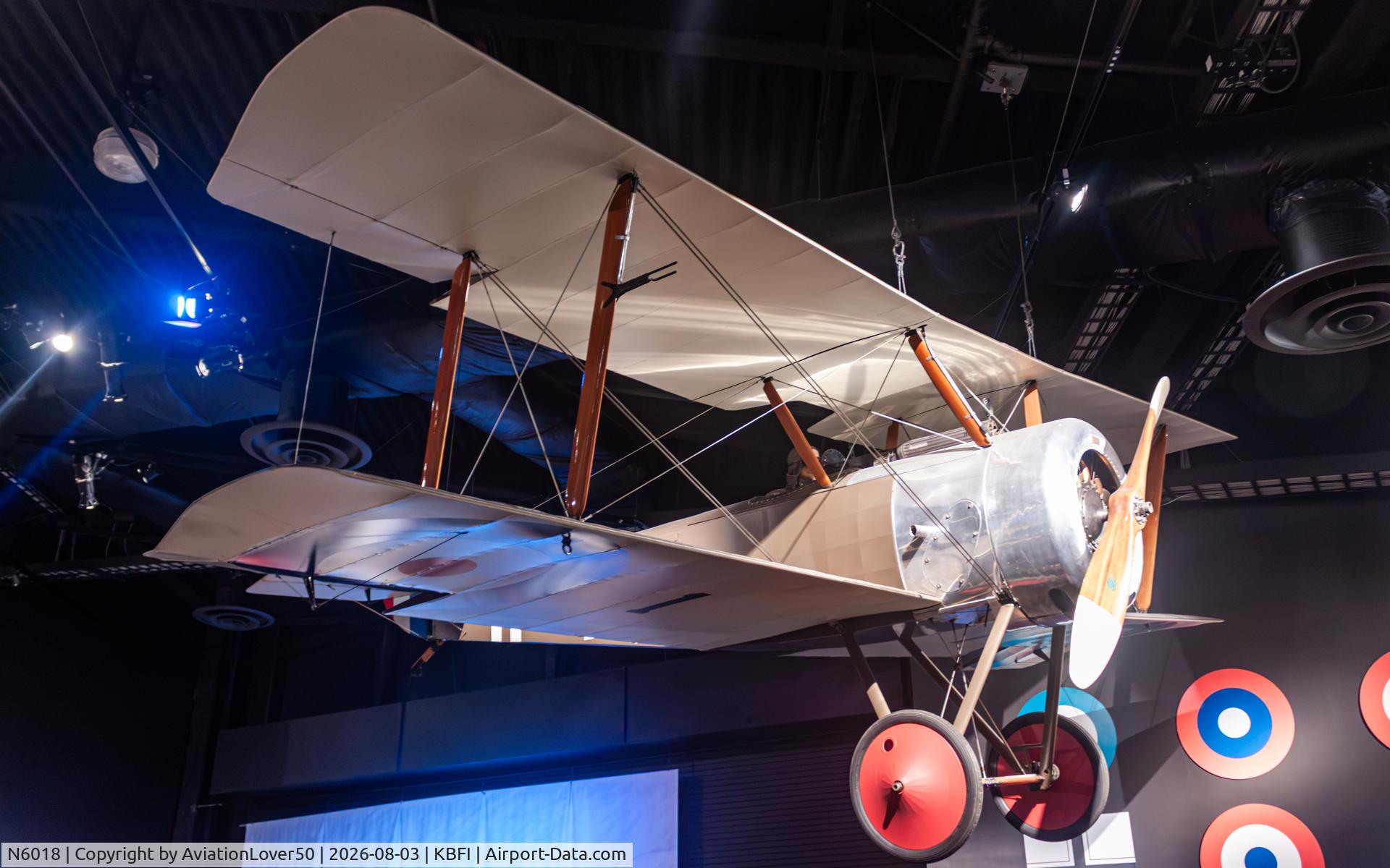 Aircraft N6018, 1971 Sopwith Pup Replica, c/n A-635, Sopwith Pup replica, at KBFI, photo by AviationLover50