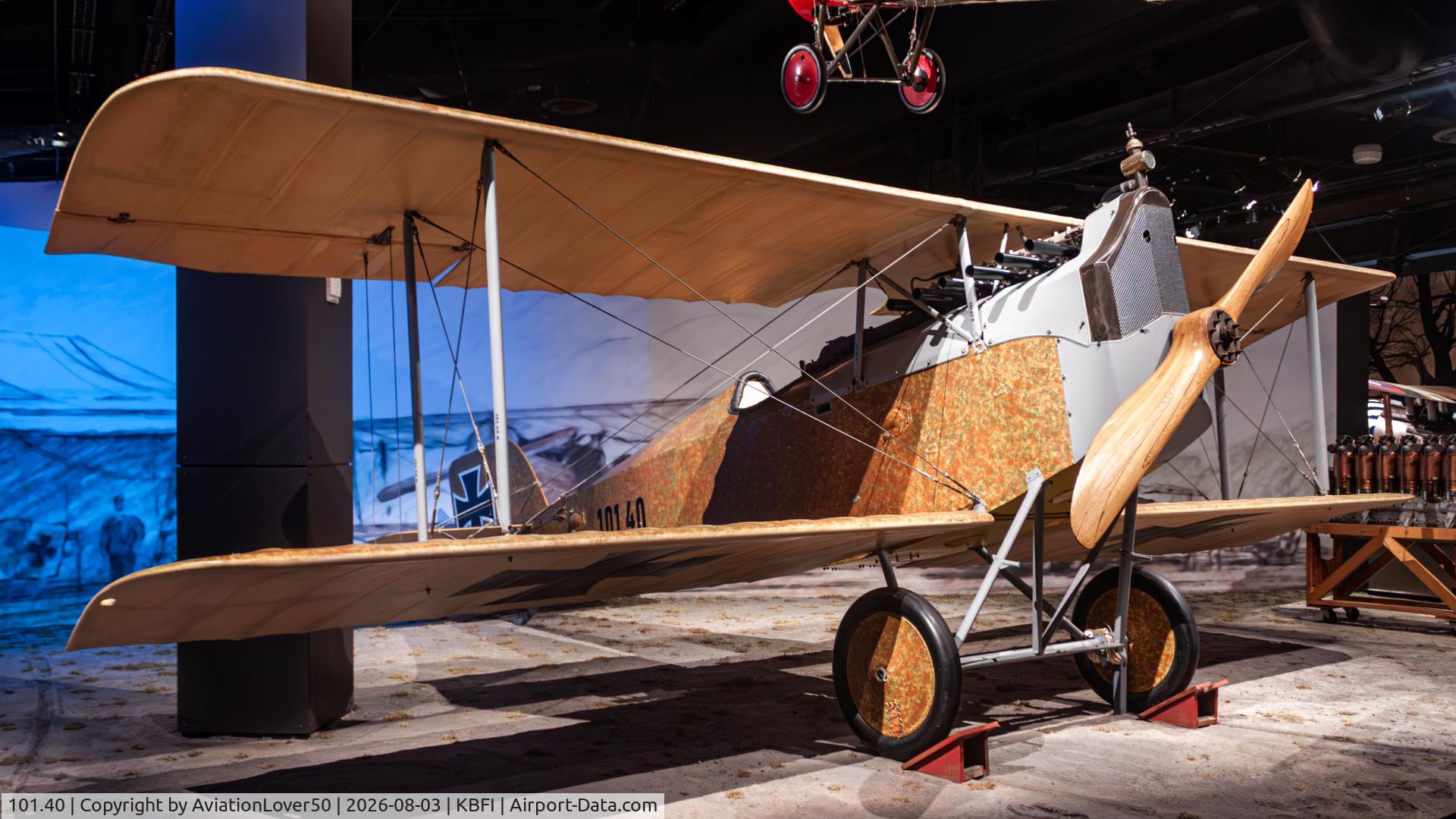 Aircraft 101.40, 1918 Aviatik D.I, c/n Unknown, Aviatik D.I, at KBFI, photo by AviationLover50