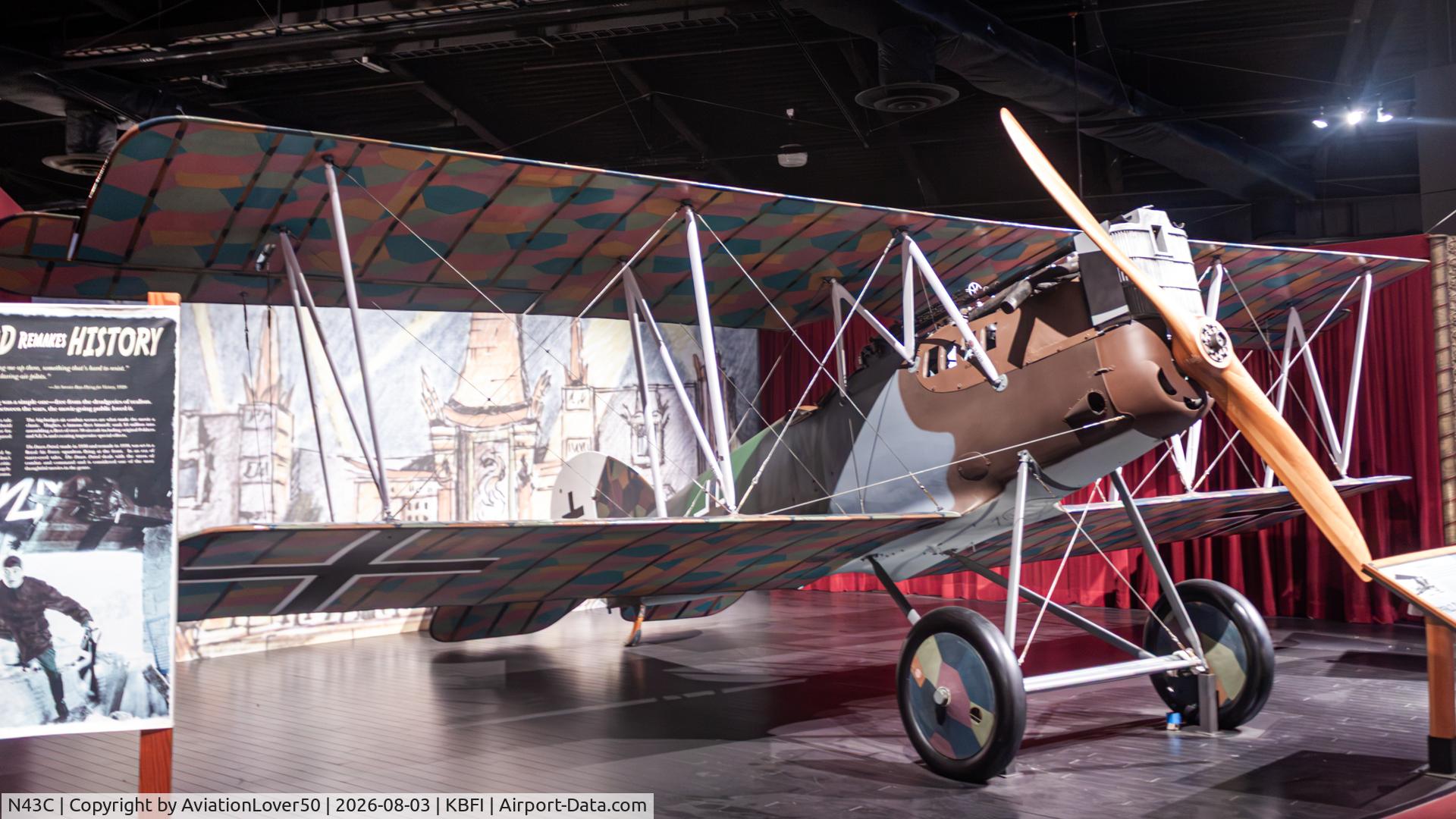 Aircraft N43C, 1958 Tallman-pfalz D-12, c/n 1, Pfalz D.XII, at KBFI, photo by AviationLover50