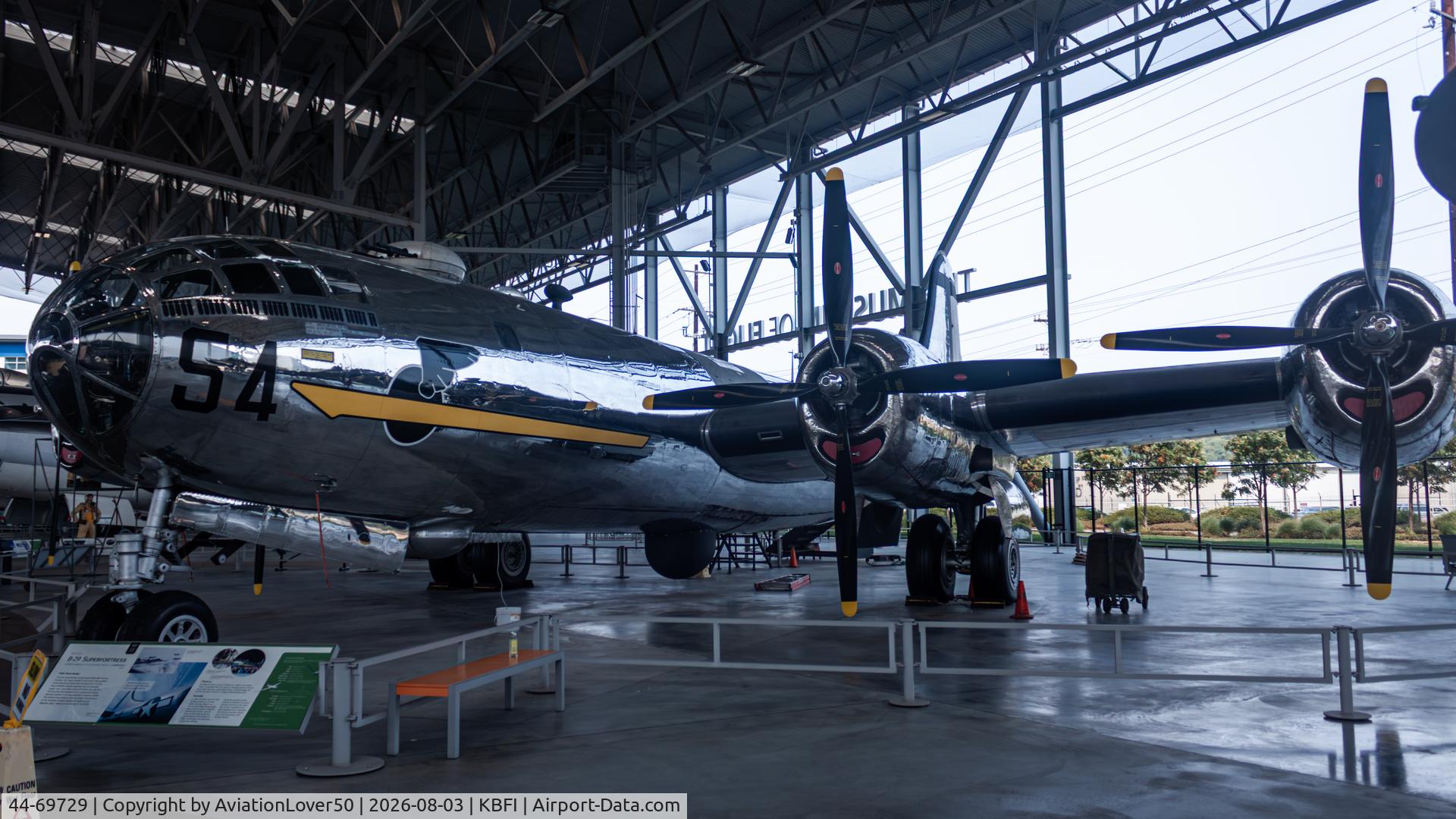 Aircraft 44-69729, 1944 Boeing B-29-60-BW Superfortress, c/n 10561, B-29, at KBFI, photo by AviationLover50