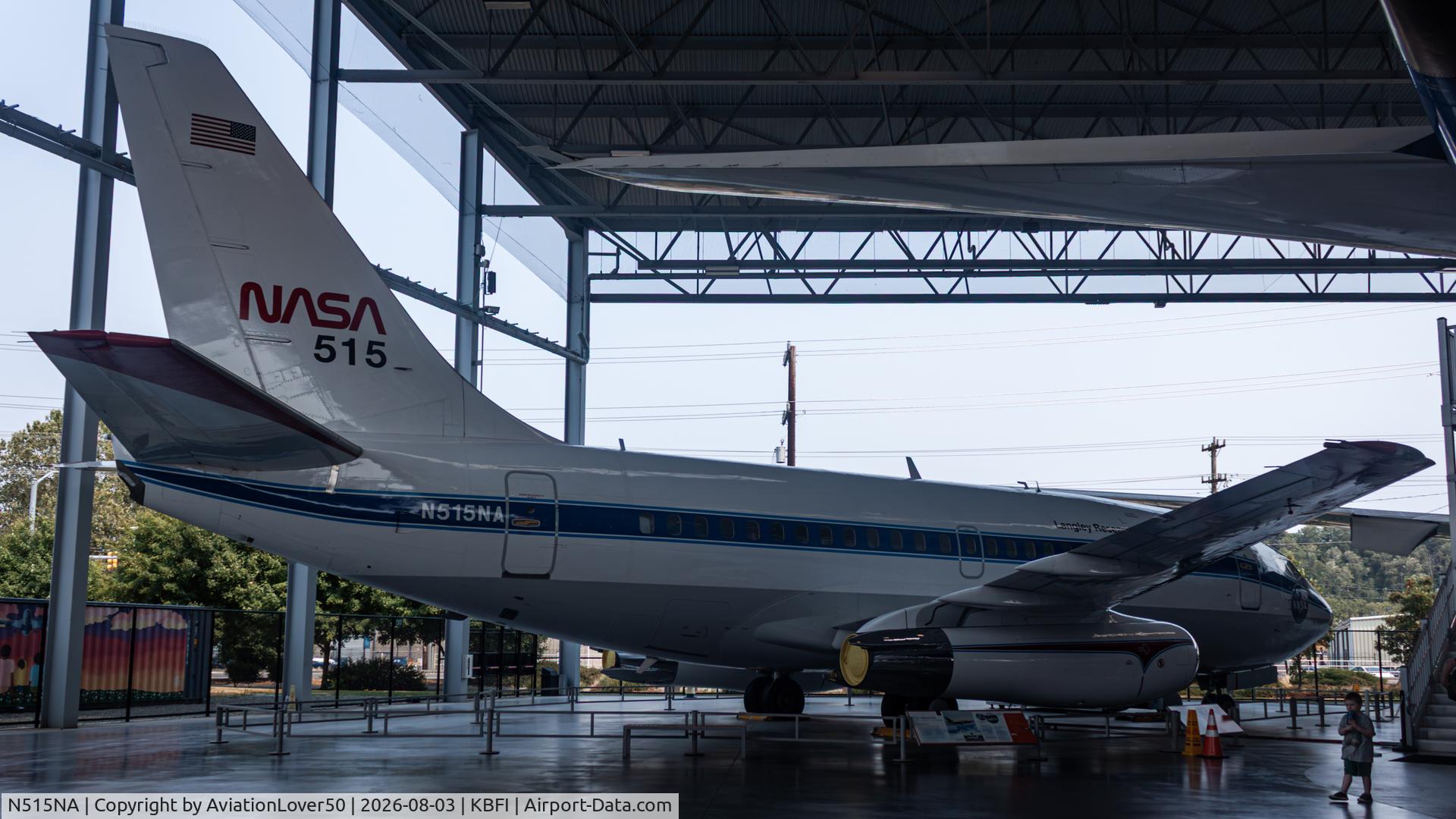 Aircraft N515NA, 1968 Boeing 737-130, c/n 19437 l/n 1, NASA 731, at KBFI, photo by AviationLover50