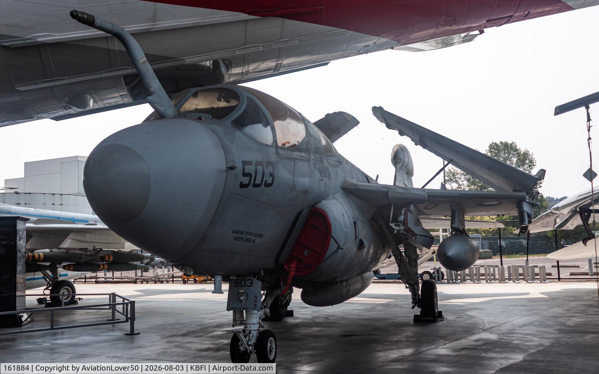 Aircraft 161884, Grumman EA-6B Prowler, c/n P-107, EA-6B, at KBFI, photo by AviationLover50