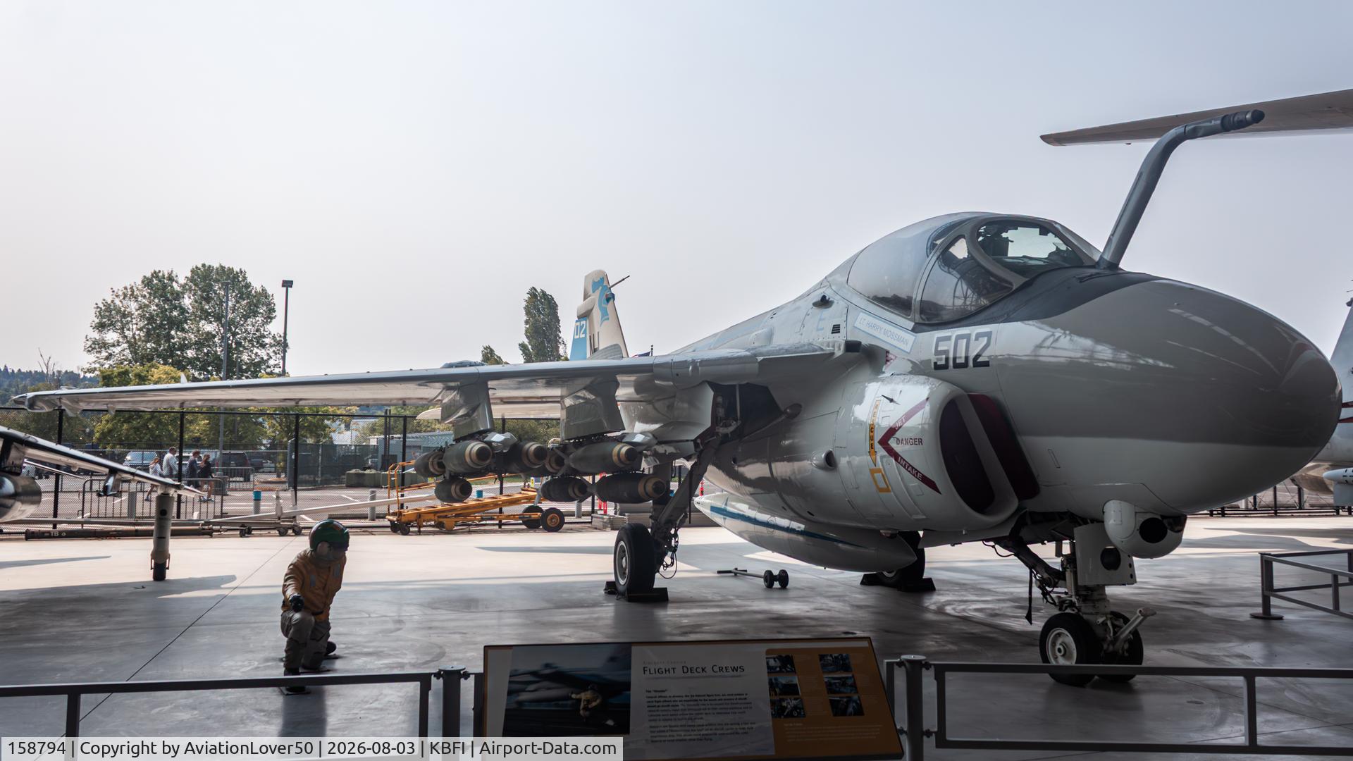 Aircraft 158794, Grumman A-6E Intruder, c/n I-530, A-6E, at KBFI, photo by AviationLover50