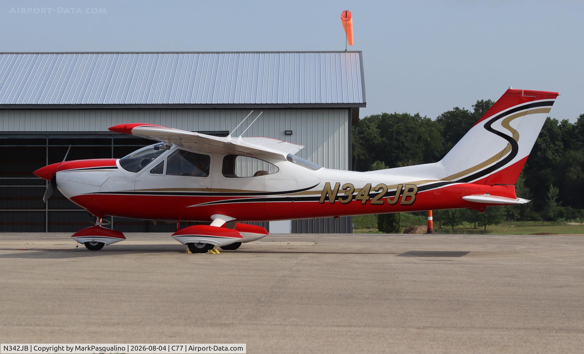Aircraft N342JB, 1968 Cessna 177 Cardinal, c/n 17701033, Cessna 177, at C77, photo by MarkPasqualino
