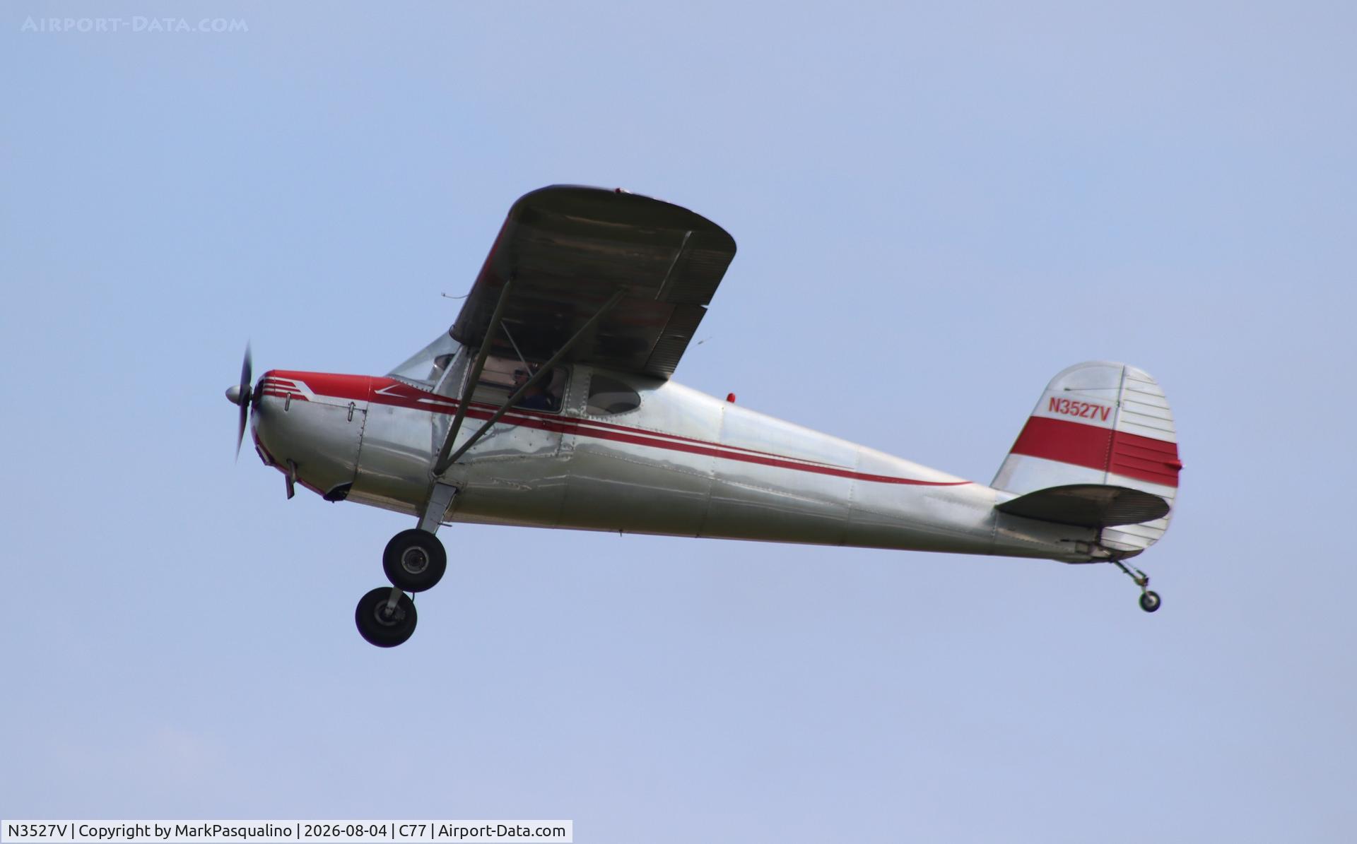 Aircraft N3527V, 1948 Cessna 140, c/n 14796, Cessna 140, at C77, photo by MarkPasqualino