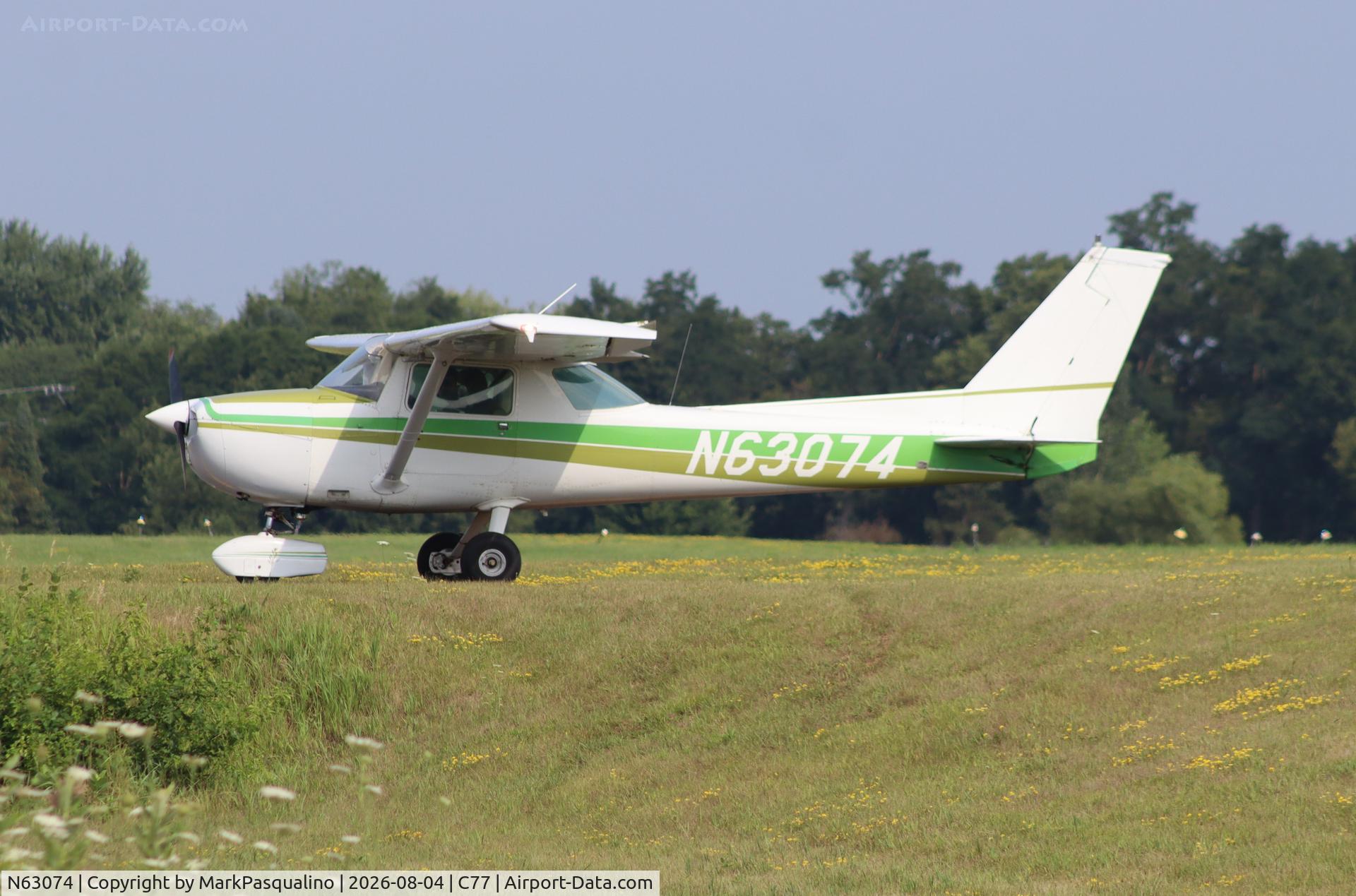 Aircraft N63074, 1975 Cessna 150M, c/n 15077082, Cessna 150M, at C77, photo by MarkPasqualino