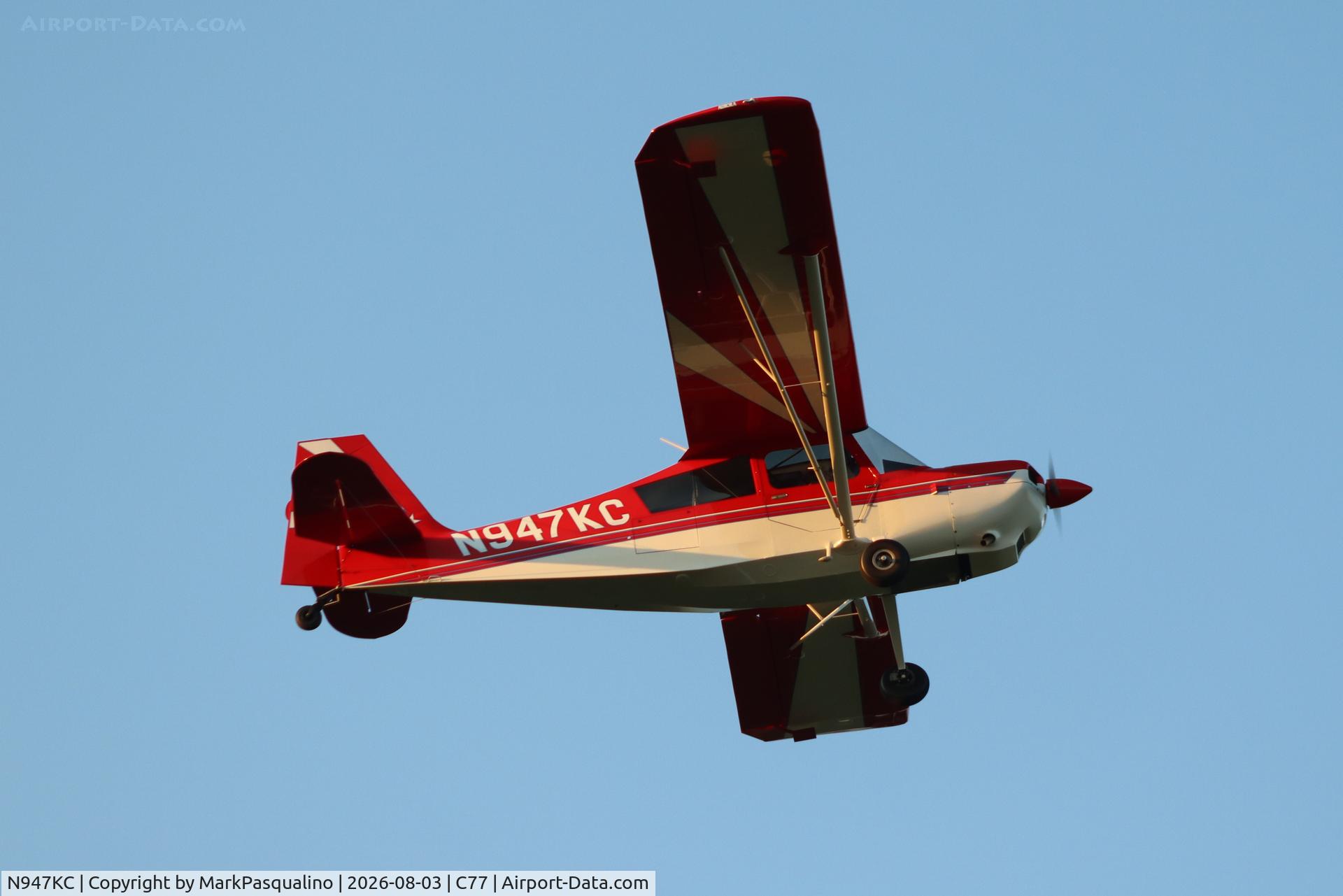 Aircraft N947KC, 2018 American Champion 7ECA Citabria, c/n 1412-2018, American Champion 7ECA, at C77, photo by MarkPasqualino