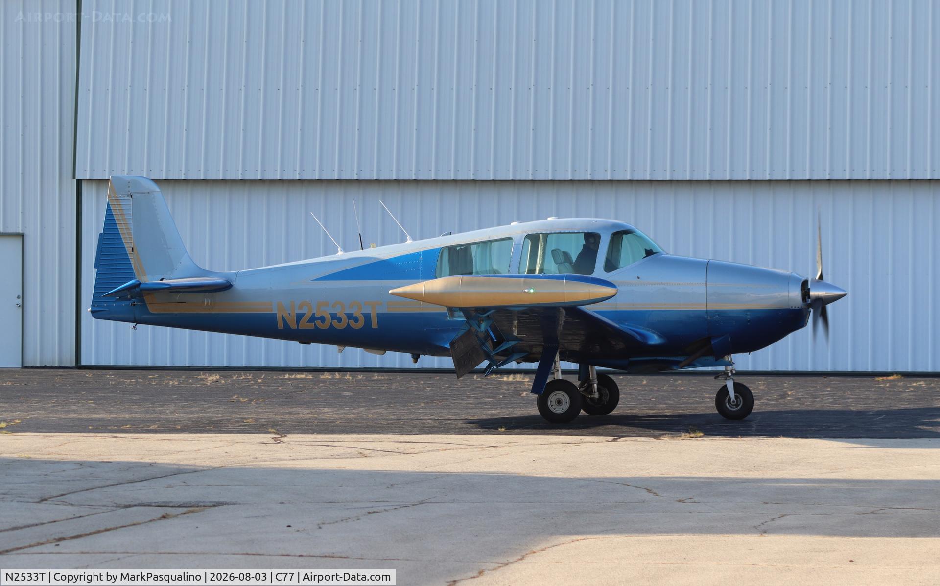 Aircraft N2533T, 1969 Navion Rangemaster H, c/n NAV-4-2533, Navion Rangemaster H, at C77, photo by MarkPasqualino