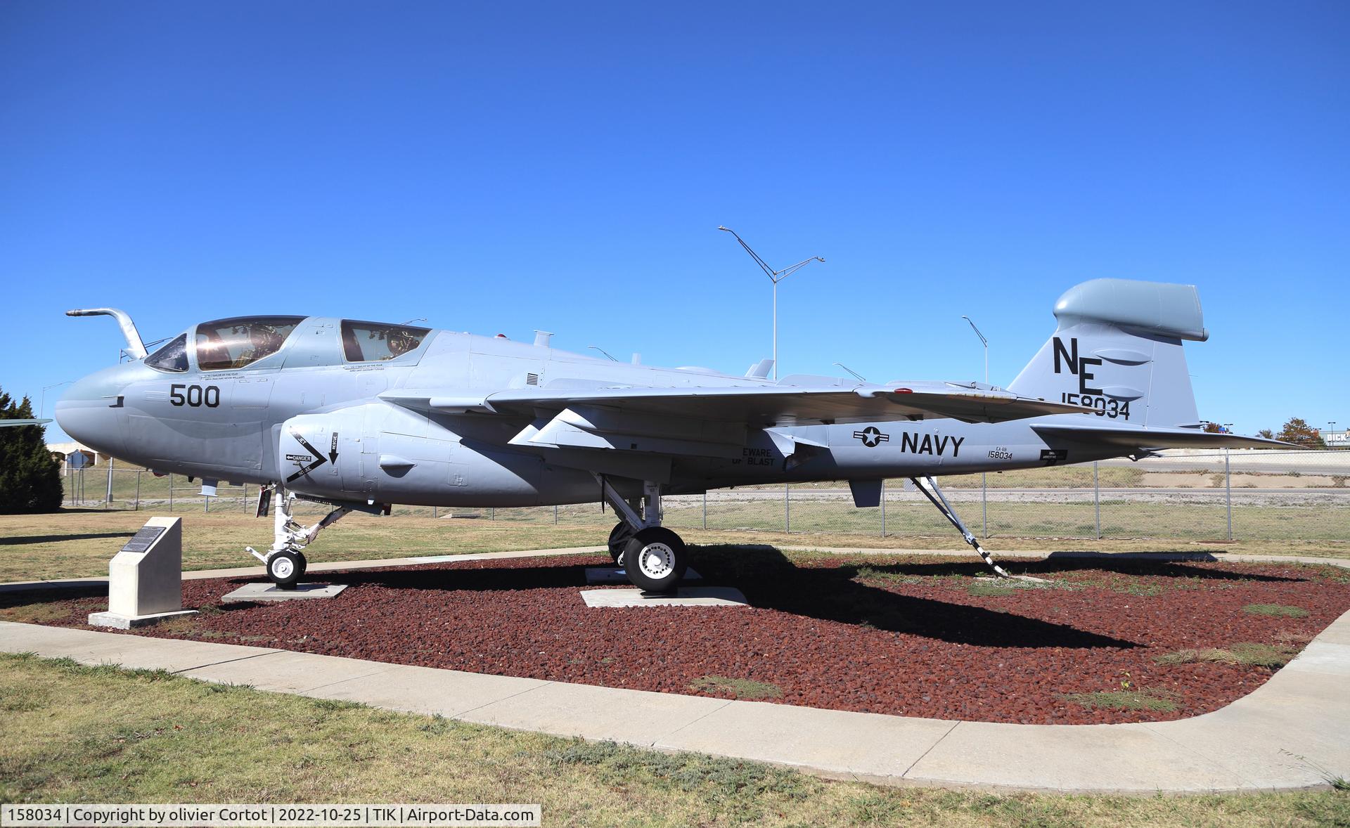 Aircraft 158034, Grumman EA-6B Prowler, c/n P-11, 2022, at TIK, photo by olivier Cortot