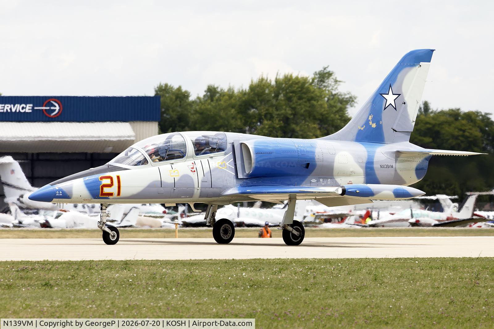 Aircraft N139VM, 1980 Aero L-39C Albatros Albatros, c/n 31634, Airventure 2026., at KOSH, photo by GeorgeP