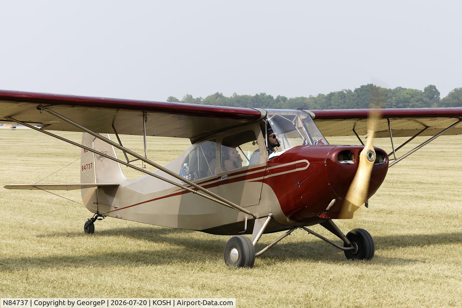 Aircraft N84737, 1946 Aeronca 7AC Champion, c/n 7AC-3447, Airventure 2026., at KOSH, photo by GeorgeP