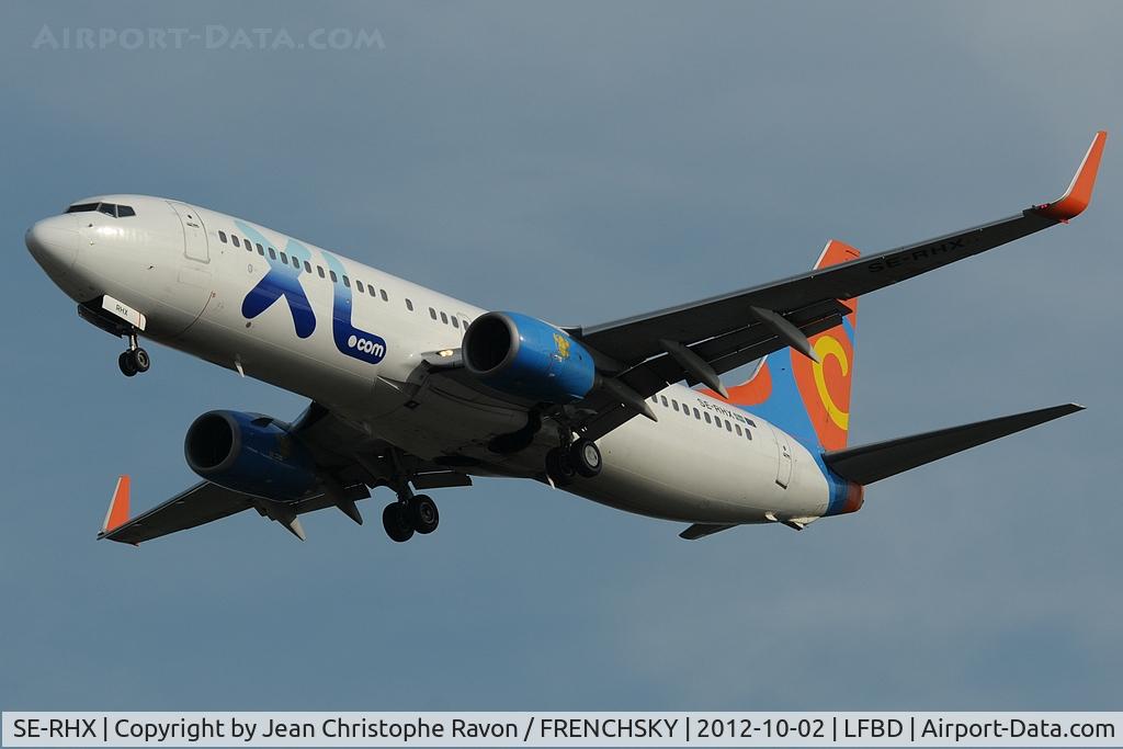 Aircraft SE-RHX, 1999 Boeing 737-86N, c/n 28592 l/n 258, broken up Pinal Airpark Marana, at LFBD, photo by Jean Christophe Ravon / FRENCHSKY