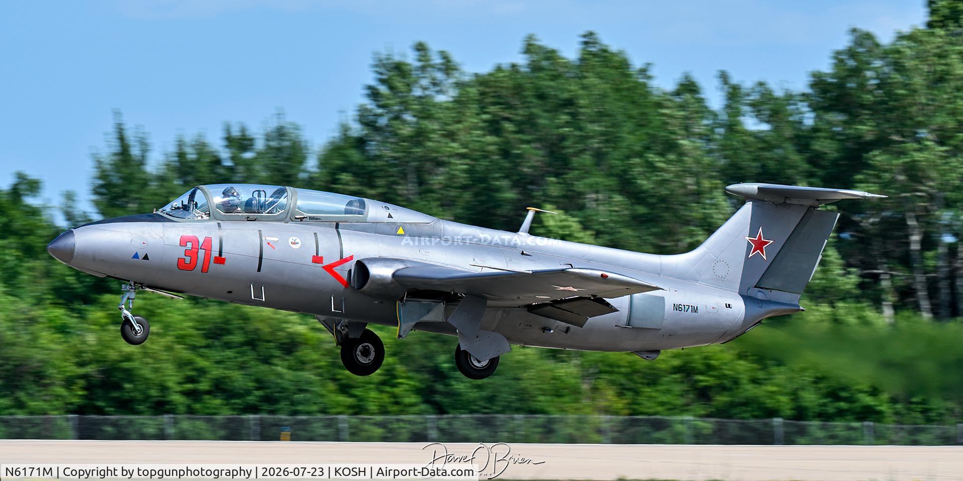 Aircraft N6171M, 1966 Aero L-29 Delfin, c/n 691942, L-29 Departure, at KOSH, photo by topgunphotography
