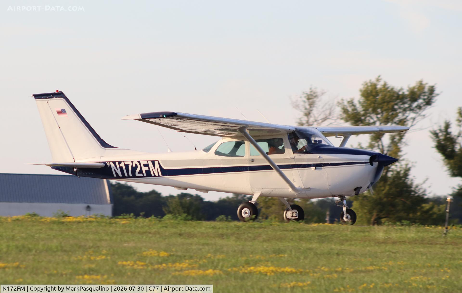 Aircraft N172FM, 1969 Cessna 172K Skyhawk, c/n 17258008, Cessna 172k, at C77, photo by MarkPasqualino