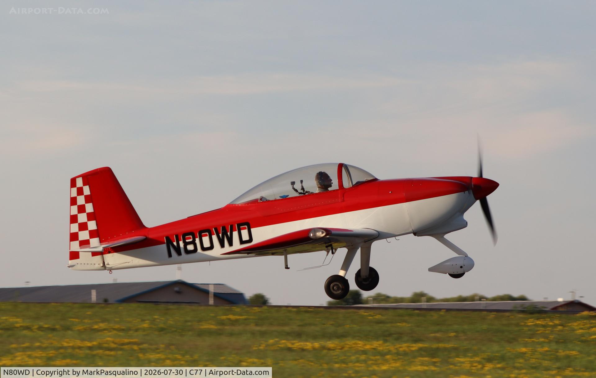 Aircraft N80WD, 2006 Vans RV-8A, c/n 82449, Vans RV-8A, at C77, photo by MarkPasqualino