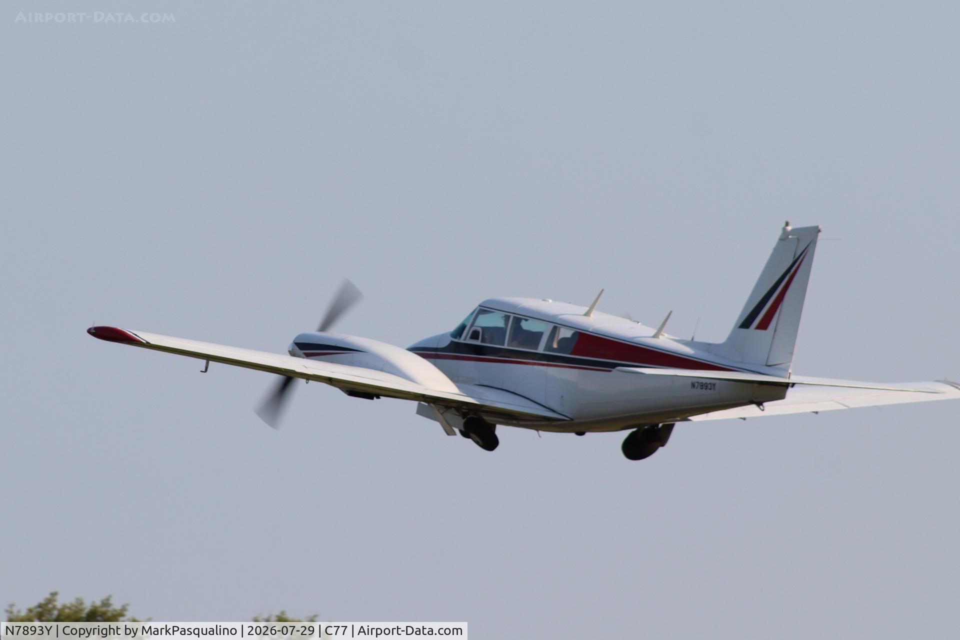 Aircraft N7893Y, 1966 Piper PA-30 Twin Comanche, c/n 30-980, Piper PA-30, at C77, photo by MarkPasqualino