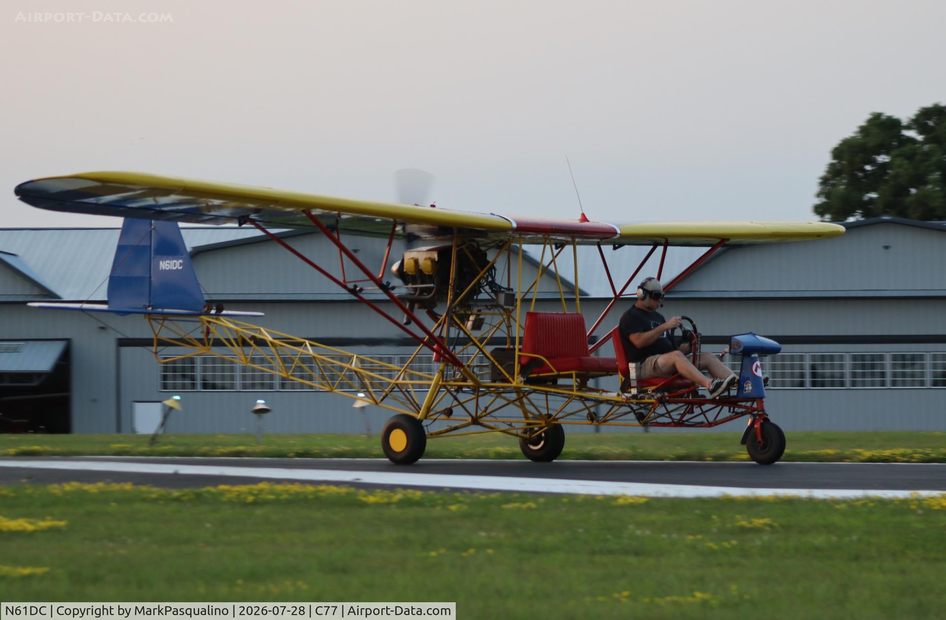 Aircraft N61DC, 1976 Detroit Chapter Flyers BREEZY, c/n BG-1, Breezy, at C77, photo by MarkPasqualino