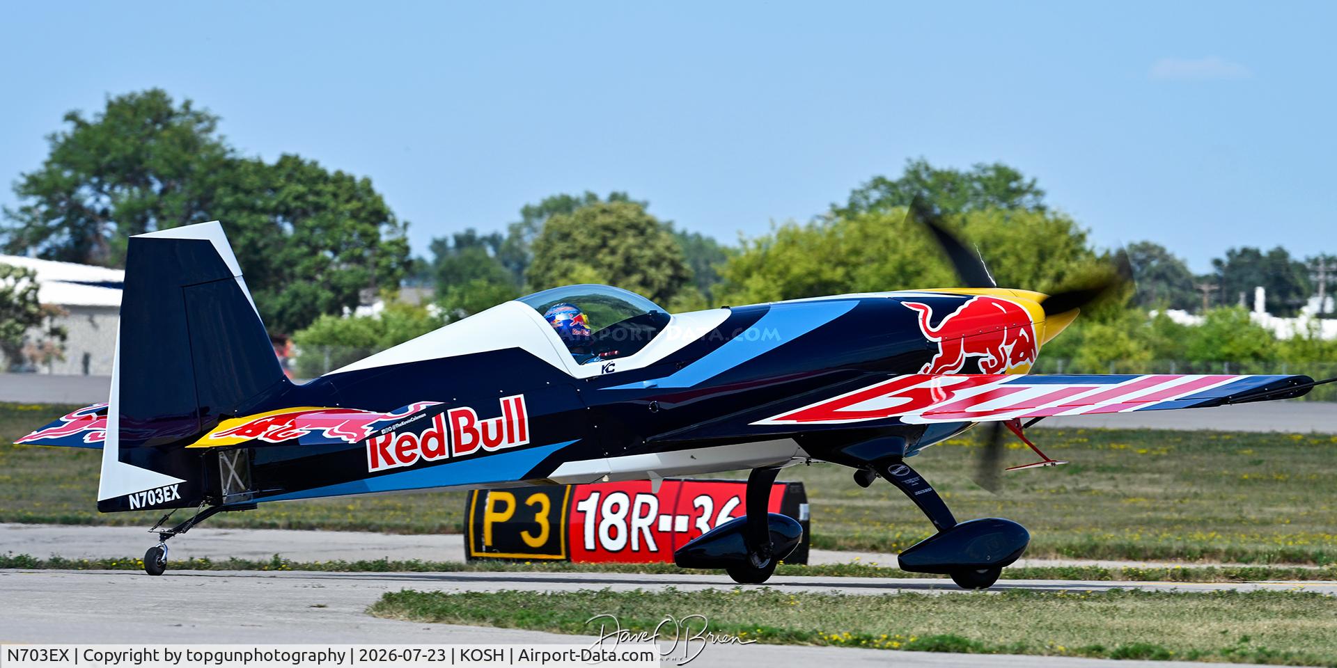Aircraft N703EX, 2006 Extra EA-300S, c/n 1035, Oshkosh 26, at KOSH, photo by topgunphotography