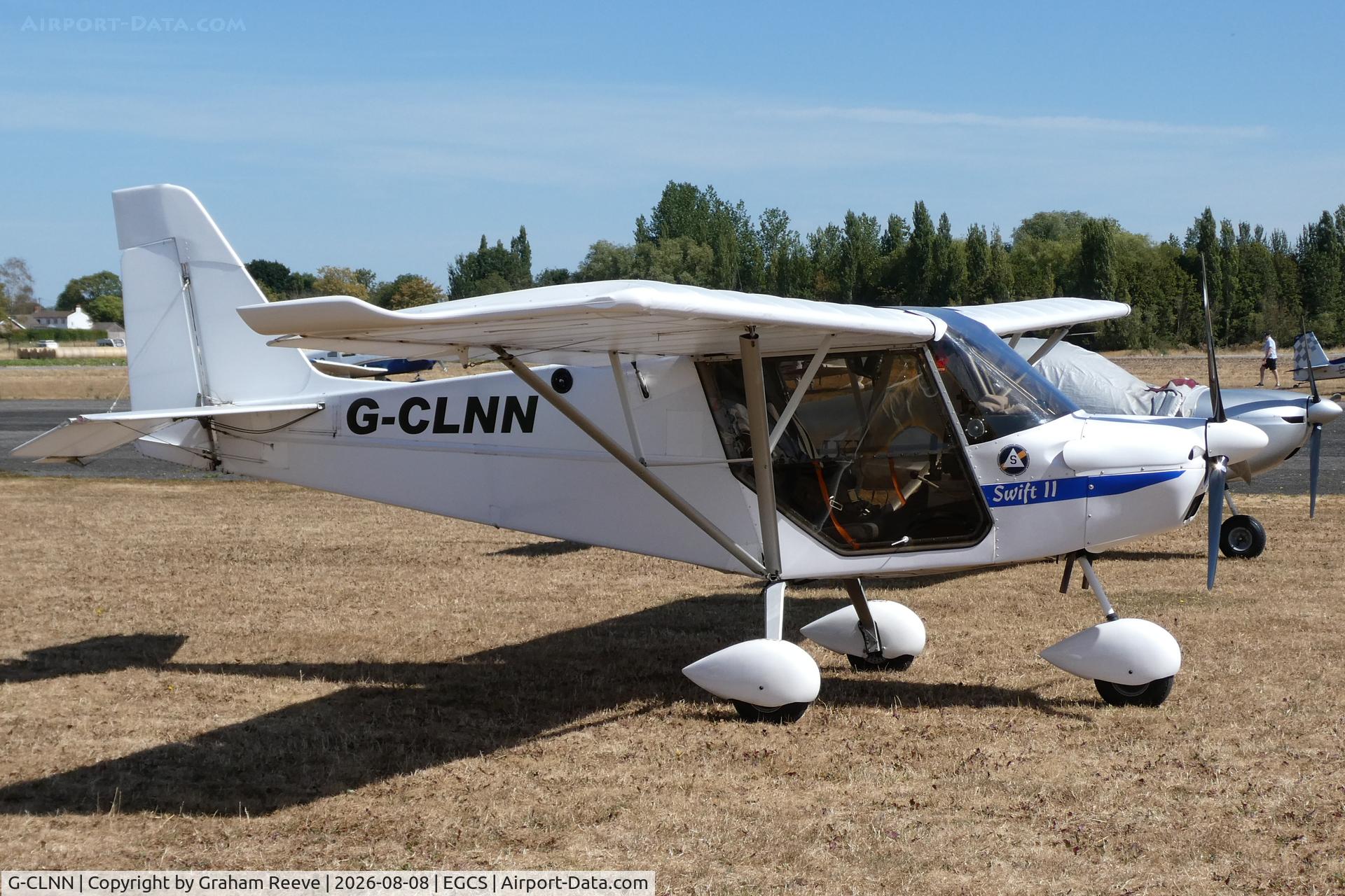 Aircraft G-CLNN, 2020 Skyranger Swift 912(1), c/n BMAA/HB/711, Parked at Sturgate., at EGCS, photo by Graham Reeve