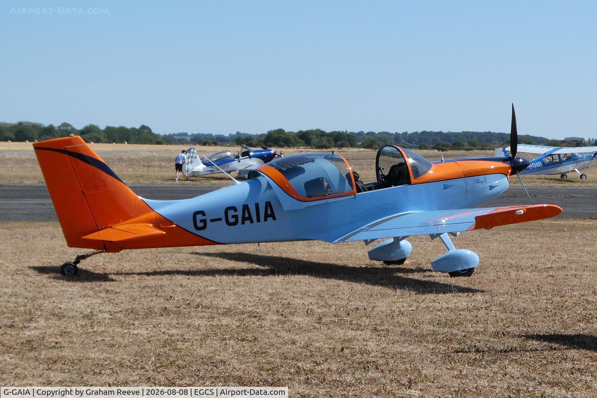 Aircraft G-GAIA, 2022 The Airplane Factory Sling 2, c/n LAA 399-15791, Parked at Sturgate., at EGCS, photo by Graham Reeve