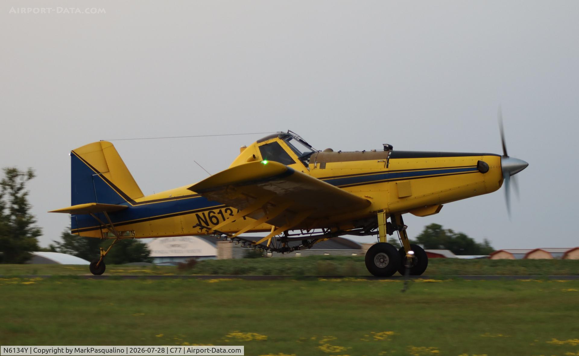 Aircraft N6134Y, 1995 Air Tractor Inc AT-502B, c/n 502B-0308, Air Tractor AT-502B, at C77, photo by MarkPasqualino