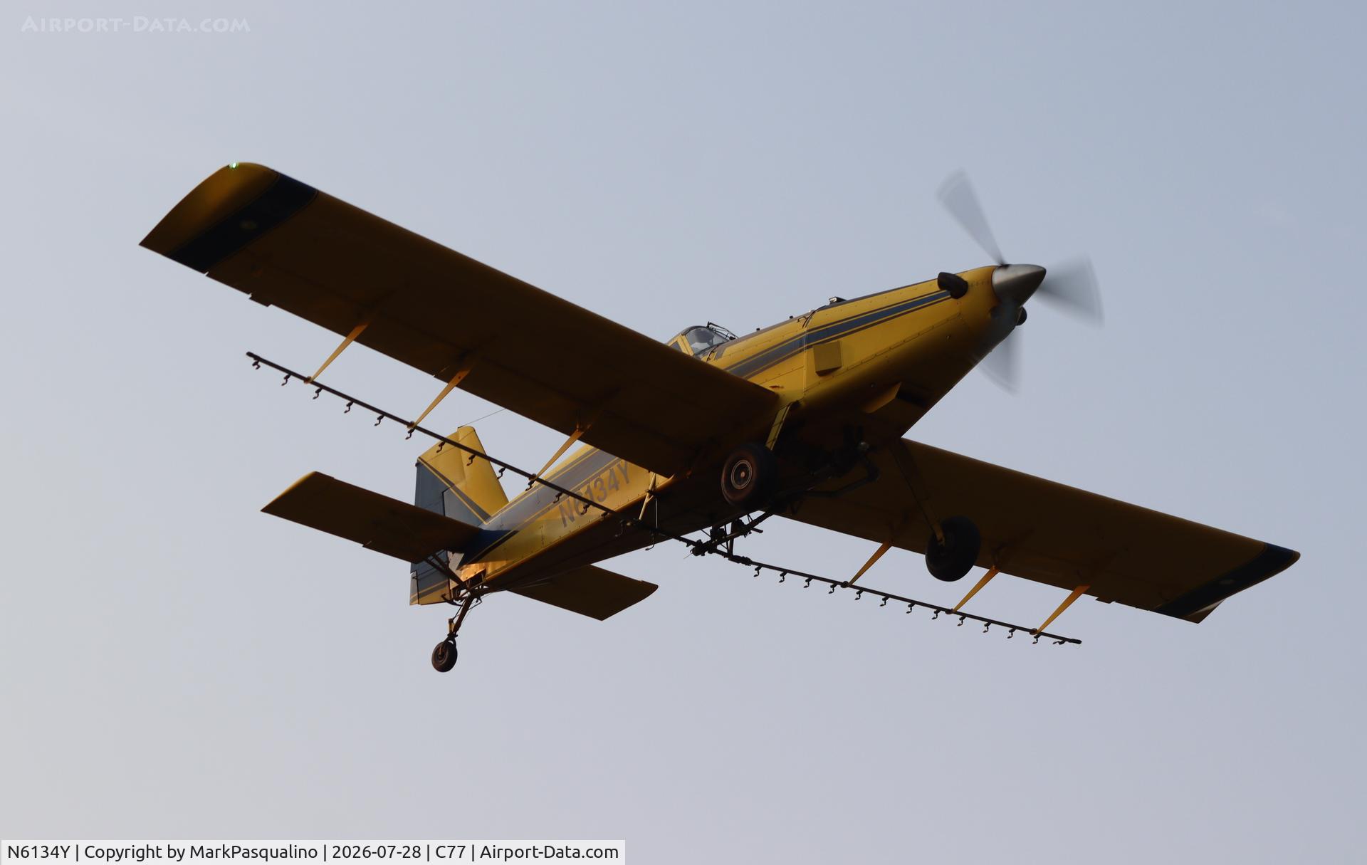 Aircraft N6134Y, 1995 Air Tractor Inc AT-502B, c/n 502B-0308, Air Tractor AT-502B, at C77, photo by MarkPasqualino