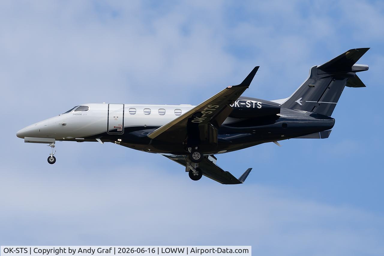 Aircraft OK-STS, 2021 Embraer EMB-505 Phenom 300E, c/n 50500601, Untitled EMB505, at LOWW, photo by Andy Graf