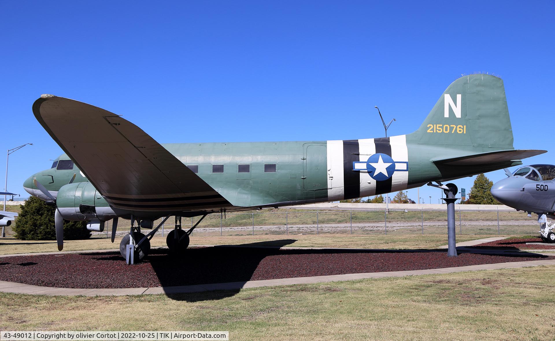 Aircraft 43-49012, 1943 Douglas C-47J Skytrain, c/n 26273/14828, 2022, at TIK, photo by olivier Cortot