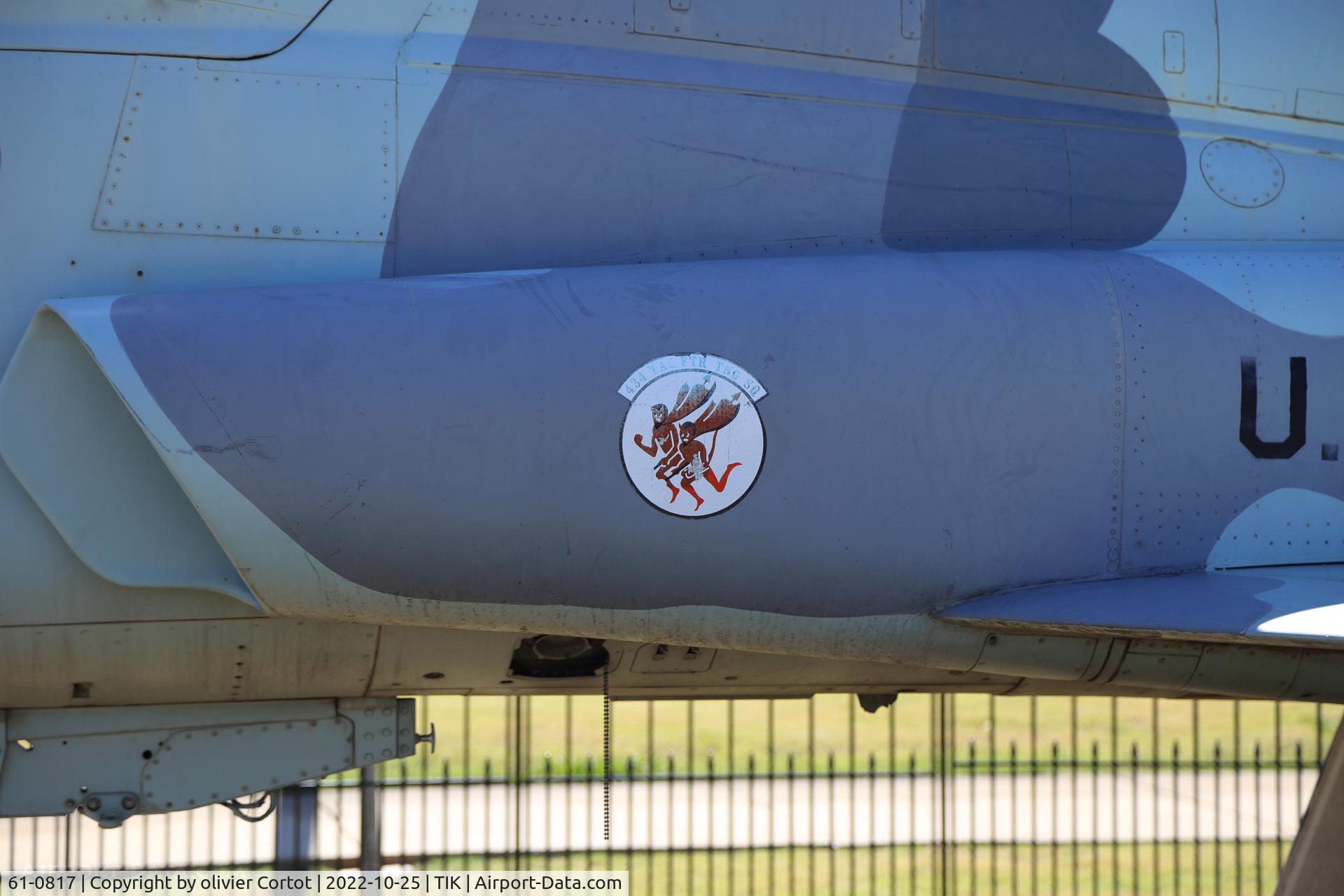 Aircraft 61-0817, 1961 Northrop AT-38B-40-NO Talon, c/n N.5183, insigna, at TIK, photo by olivier Cortot
