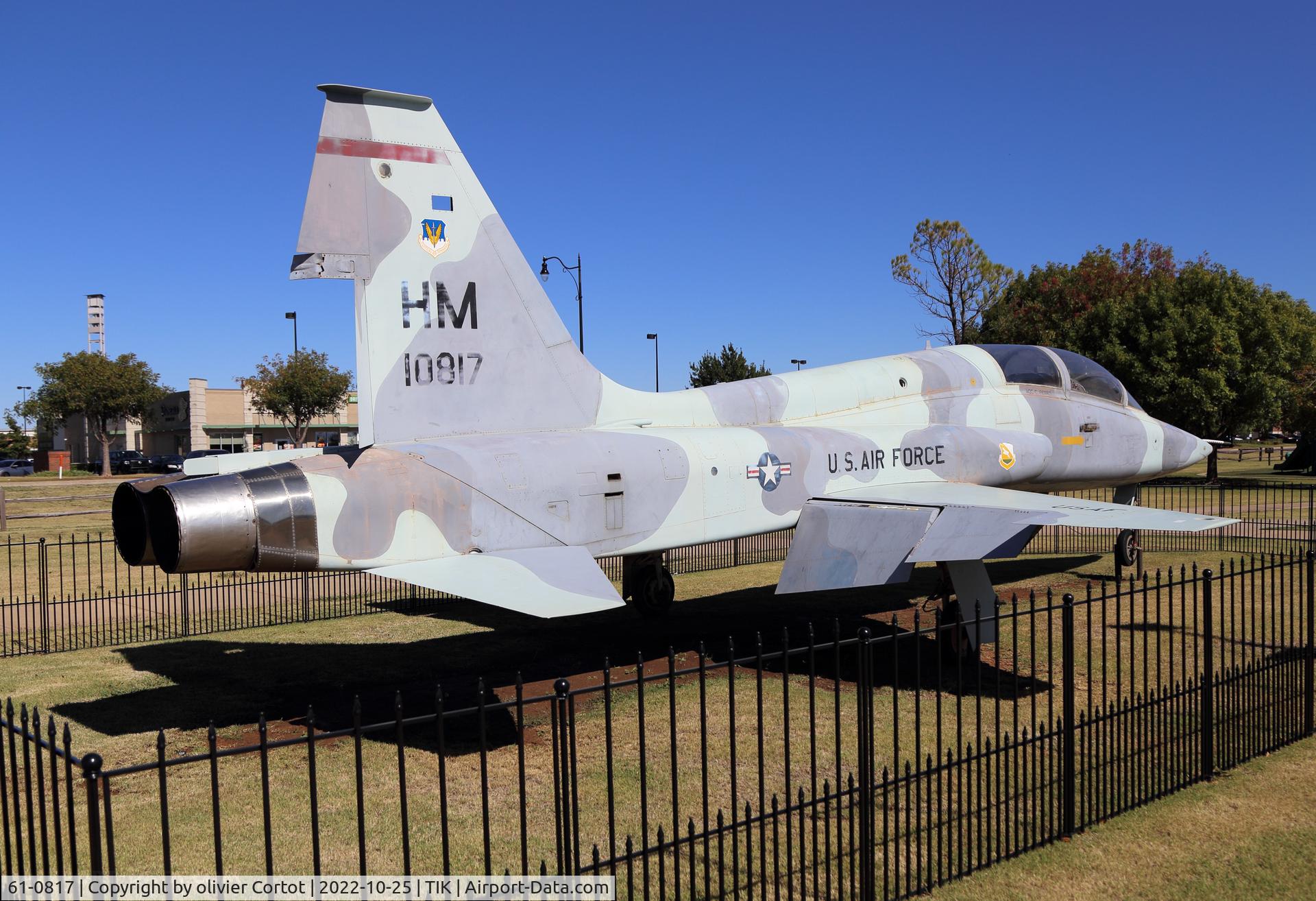 Aircraft 61-0817, 1961 Northrop AT-38B-40-NO Talon, c/n N.5183, poor state AT-38, at TIK, photo by olivier Cortot