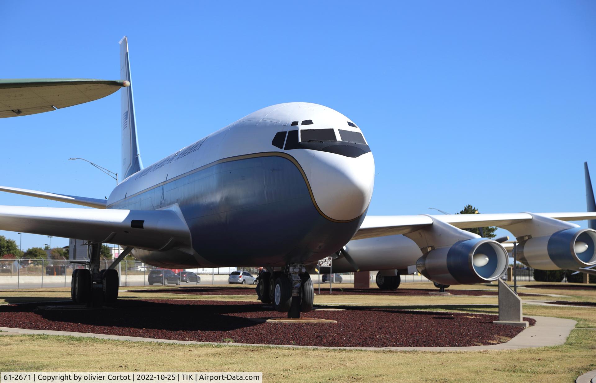 Aircraft 61-2671, 1961 Boeing C-135C-BN Stratolifter, c/n 18347, not a kc-135 !, at TIK, photo by olivier Cortot