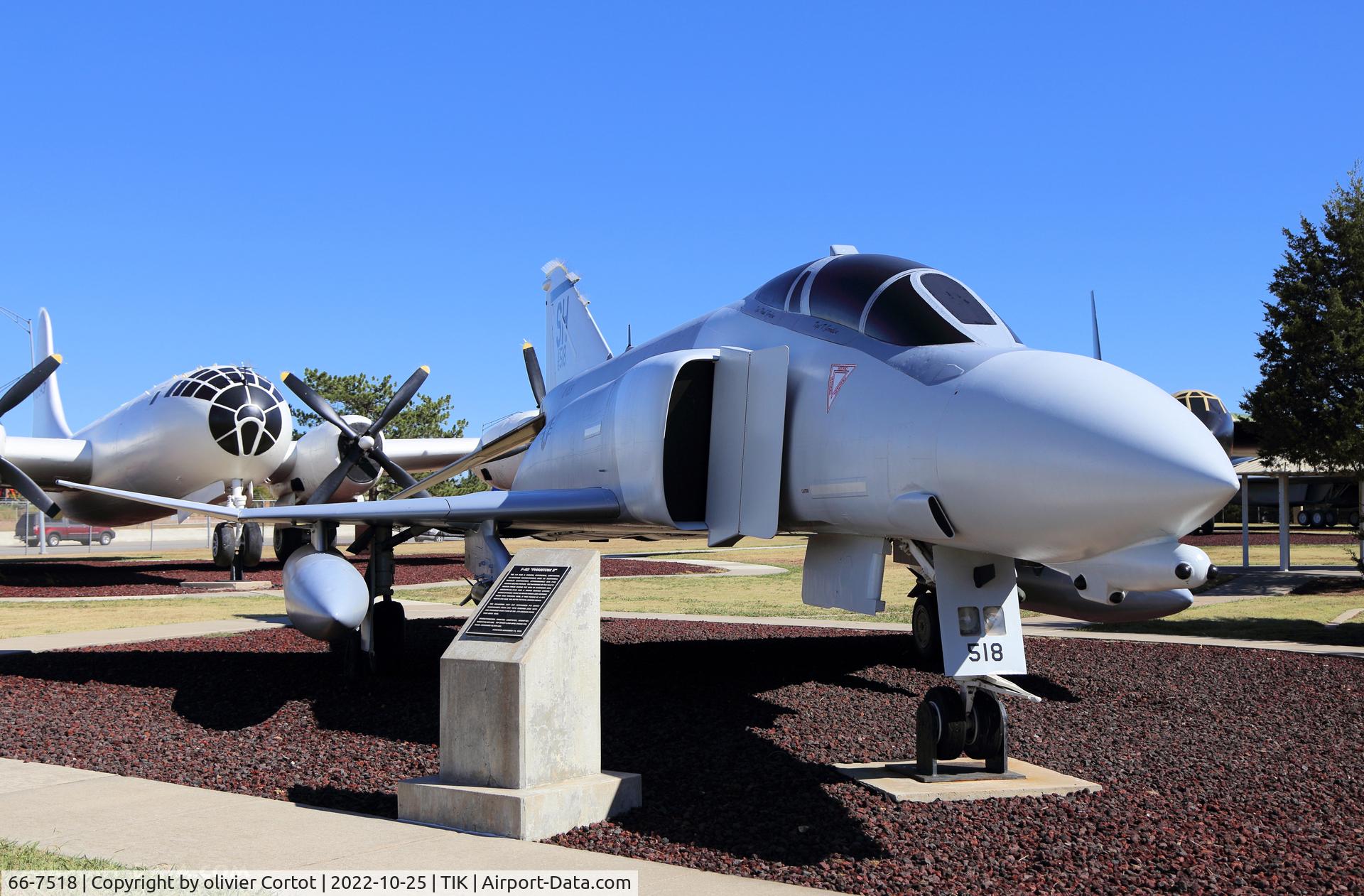 Aircraft 66-7518, 1966 McDonnell F-4D-30-MC Phantom II, c/n 2040, tinker AFB, at TIK, photo by olivier Cortot