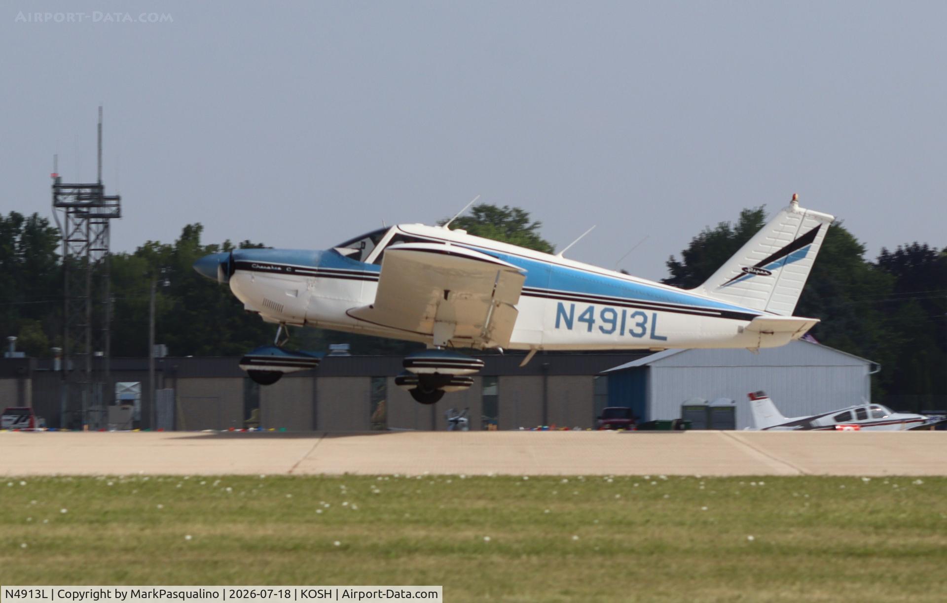 Aircraft N4913L, 1967 Piper PA-28-180, c/n 28-4278, Piper PA-28-180, at KOSH, photo by MarkPasqualino