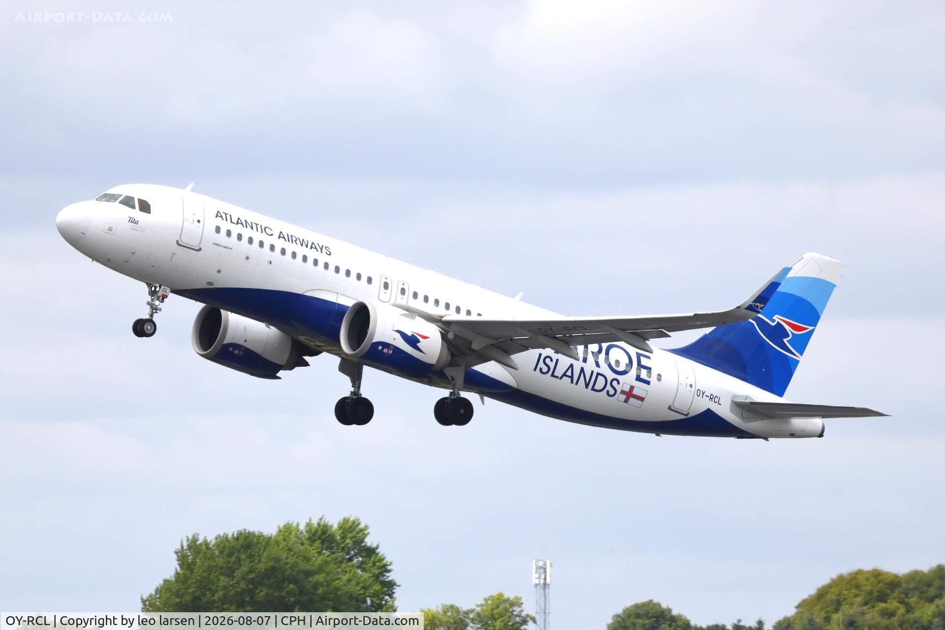 Aircraft OY-RCL, 2020 Airbus A320-251N, c/n 10006, Copenhagen 7.8.2026, at CPH, photo by leo larsen