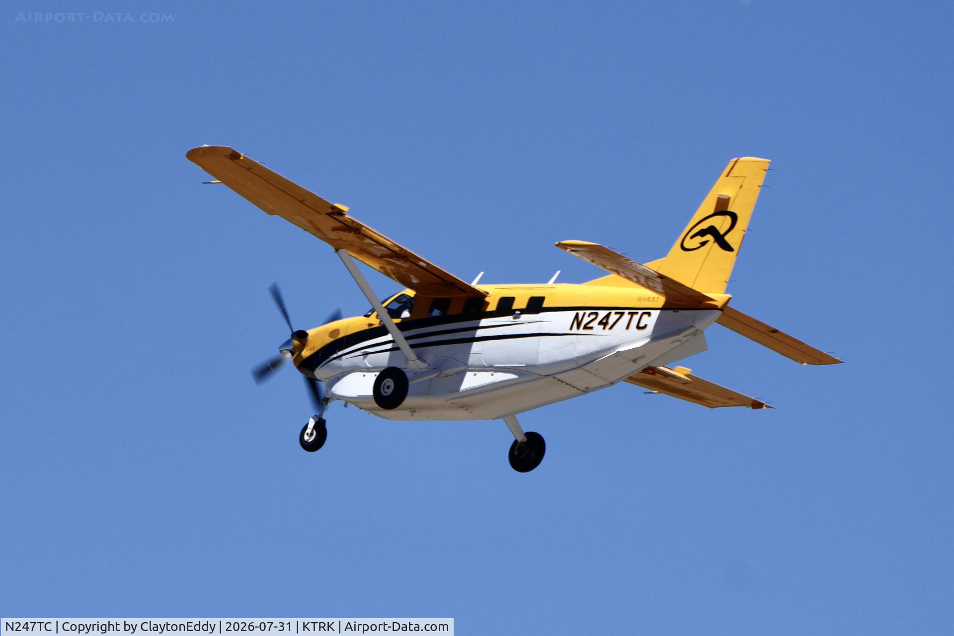 Aircraft N247TC, 2009 Quest Kodiak 100, c/n 100-0025, Truckee Tahoe airport in California 2026, at KTRK, photo by ClaytonEddy