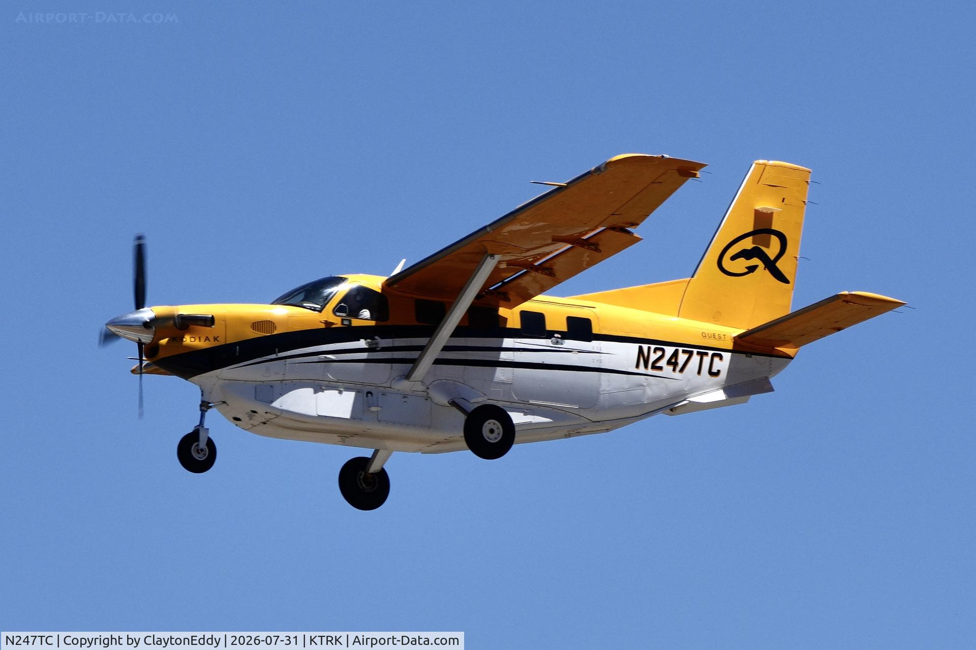 Aircraft N247TC, 2009 Quest Kodiak 100, c/n 100-0025, Truckee Tahoe airport in California 2026, at KTRK, photo by ClaytonEddy