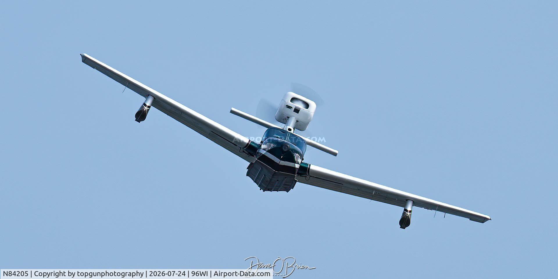 Aircraft N84205, Aerofab Inc LAKE LA-250, c/n 83, Oshkosh 26 seaplane base, at 96WI, photo by topgunphotography