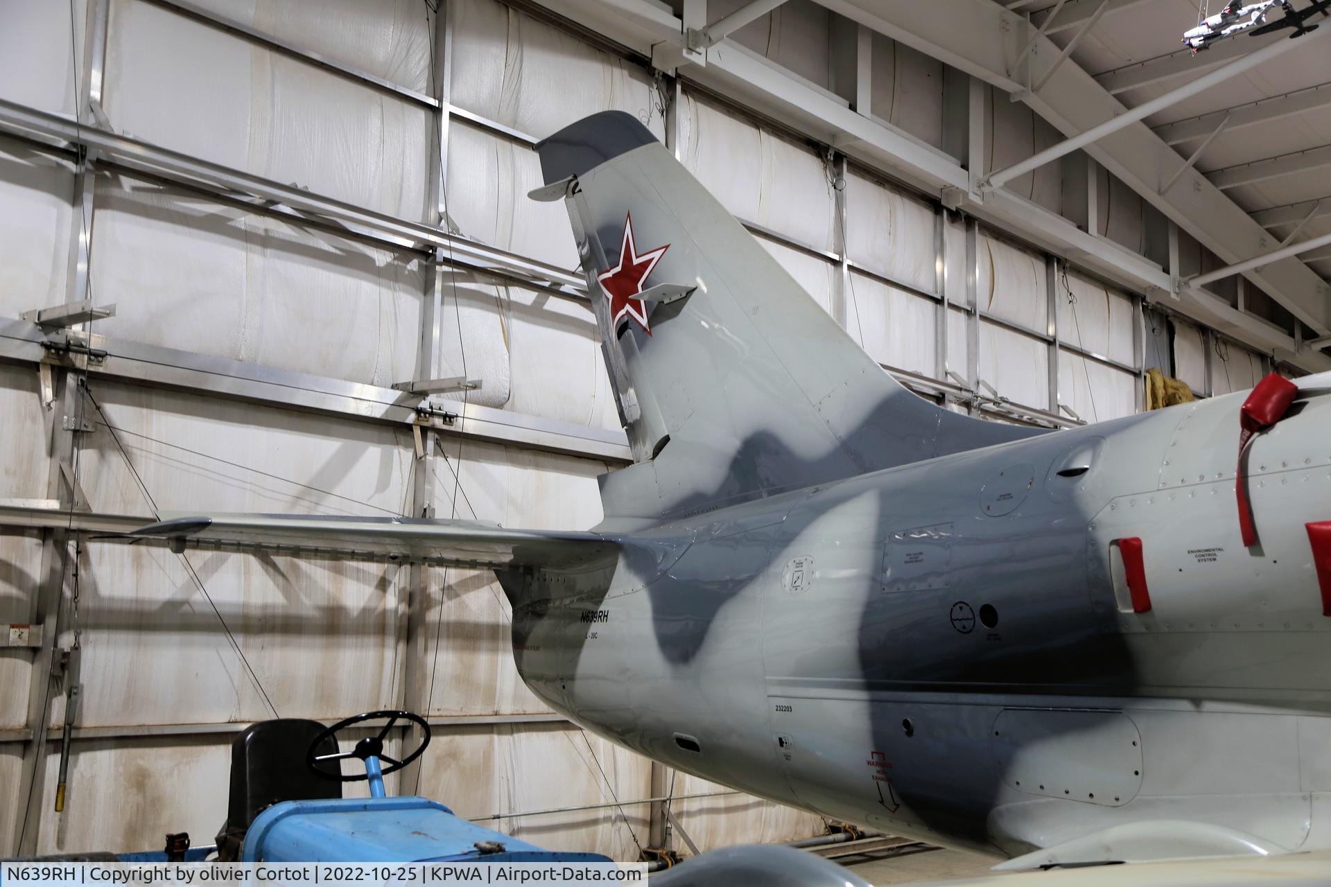 Aircraft N639RH, 1982 Aero L-39 Albatros, c/n 232203, the tail, at KPWA, photo by olivier Cortot