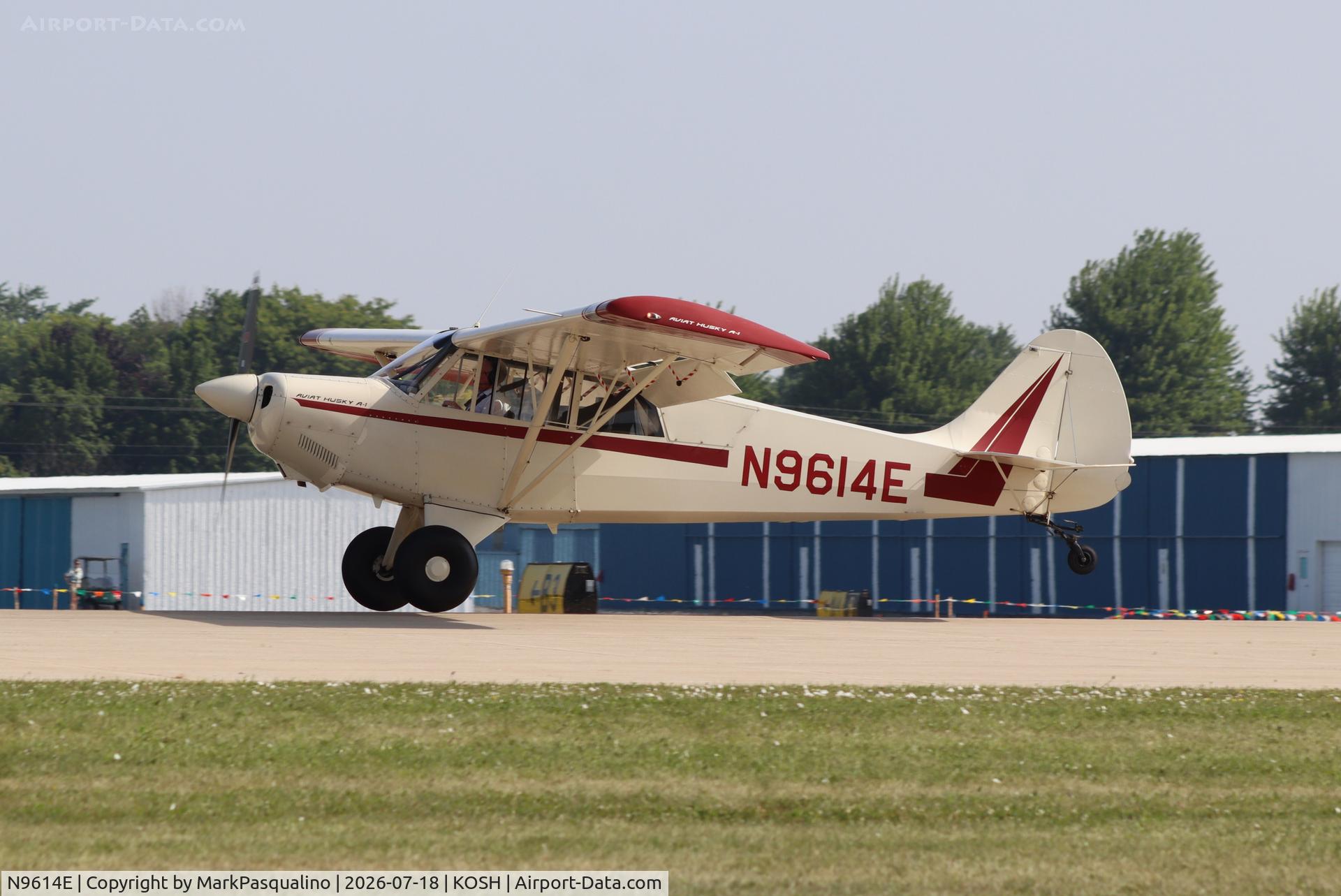 Aircraft N9614E, 1991 Aviat A-1 Husky, c/n 1179, Aviat A-1, at KOSH, photo by MarkPasqualino