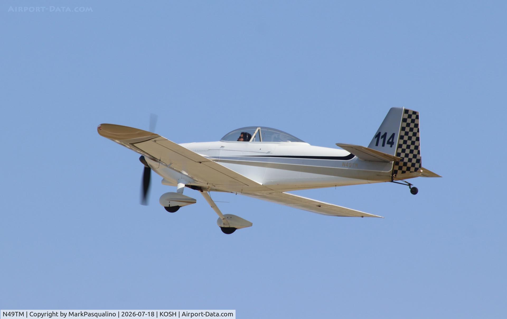 Aircraft N49TM, Vans RV-4, c/n 2031, Vans RV-4, at KOSH, photo by MarkPasqualino