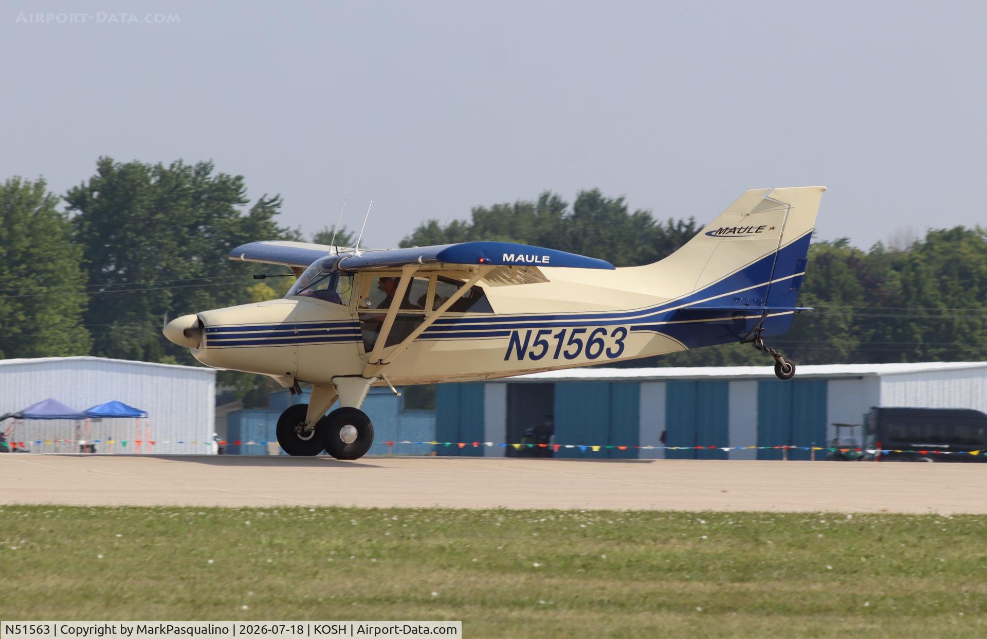 Aircraft N51563, 1974 Maule M-5-210C Strata Rocket, c/n 6015C, Maule M-5-210C, at KOSH, photo by MarkPasqualino