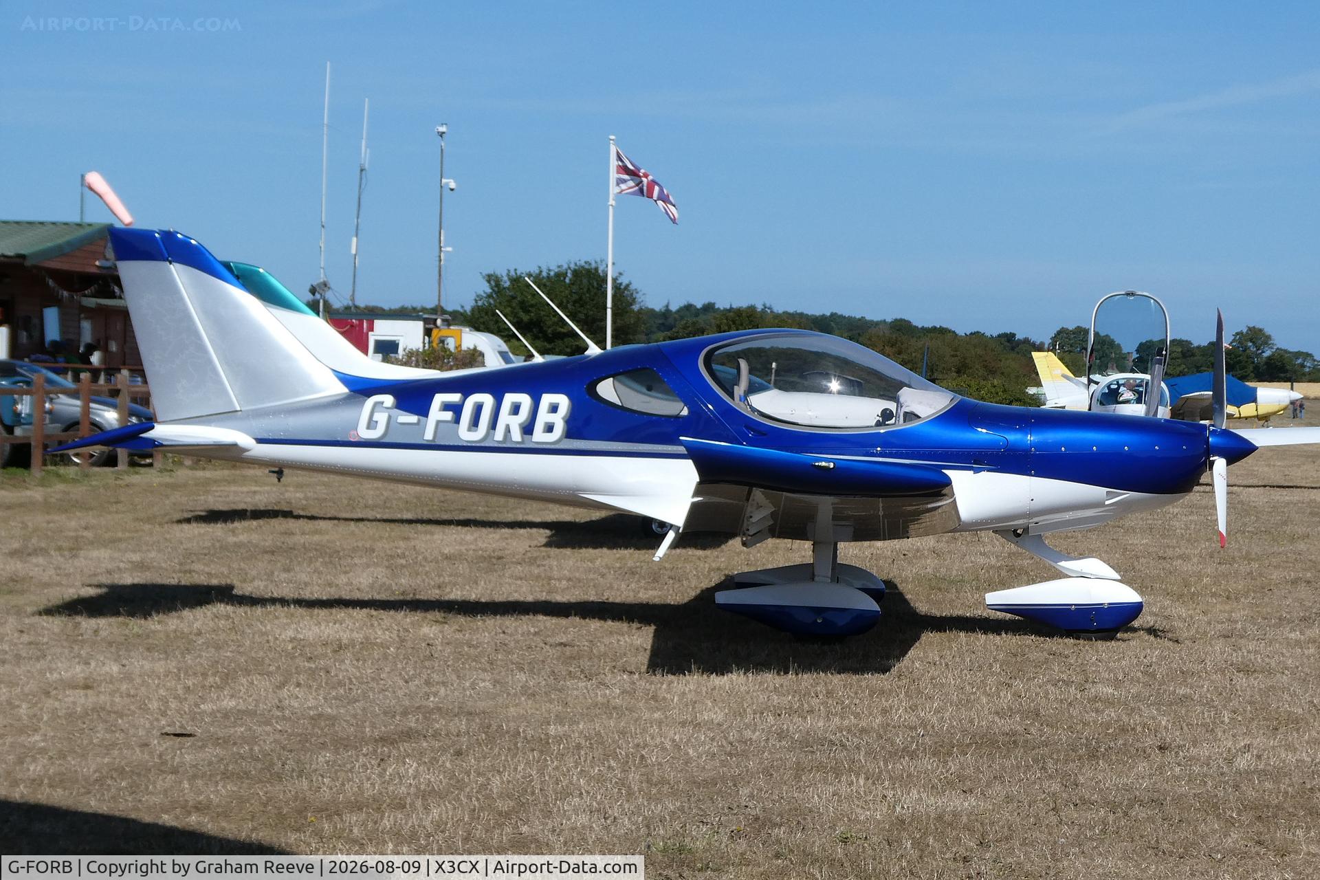 Aircraft G-FORB, 2008 P&M Aviation Quik GT450, c/n 8394, Departing from Northrepps., at X3CX, photo by Graham Reeve