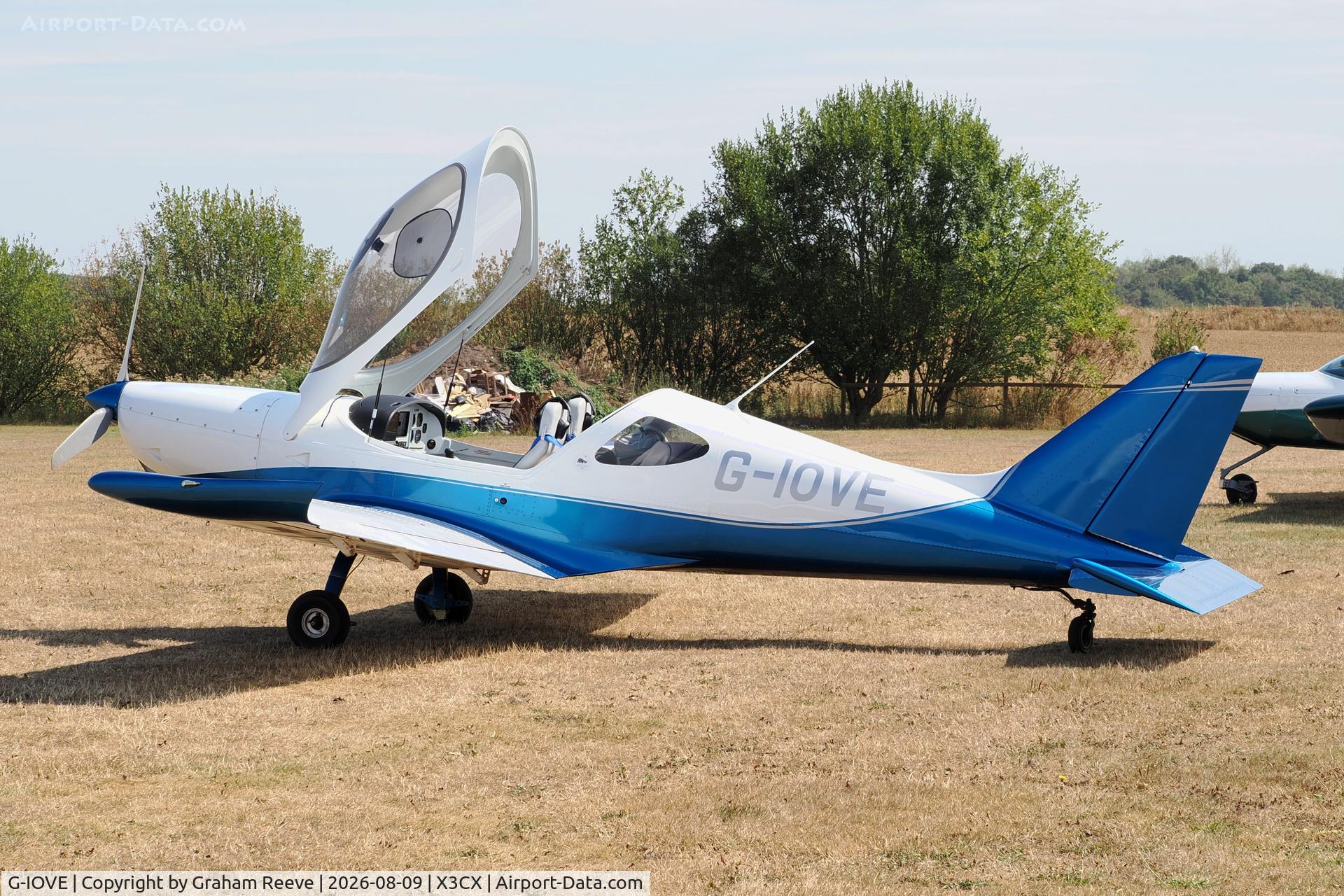 Aircraft G-IOVE, 2019 BRM Aero Bristell NG5 Speed Wing, c/n LAA 385-15556, Parked at Northrepps., at X3CX, photo by Graham Reeve