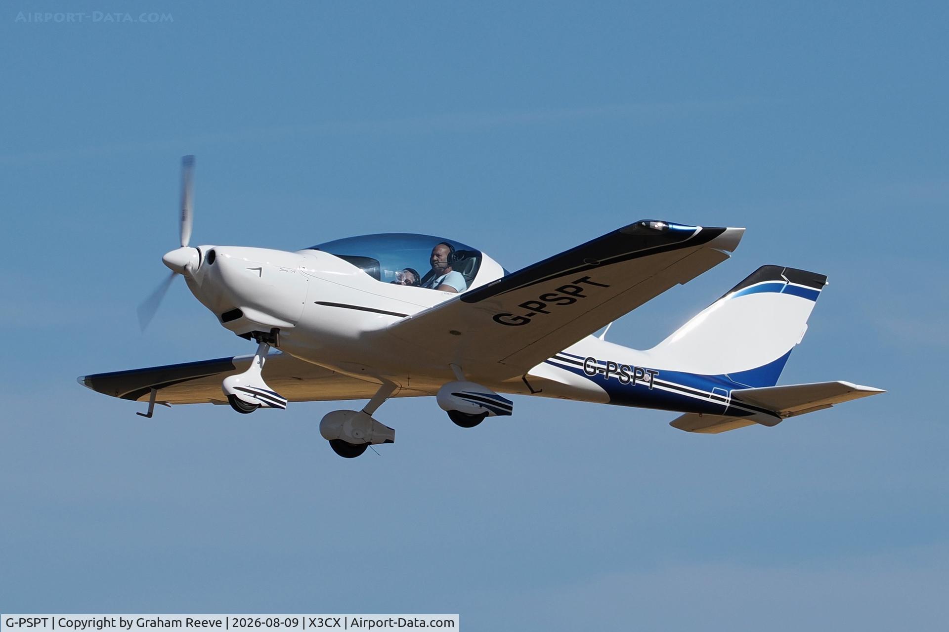 Aircraft G-PSPT, 2024 TL Ultralight SRo. TL-2000 Sting S4, c/n 24 ST 511, Departing from Northrepps., at X3CX, photo by Graham Reeve