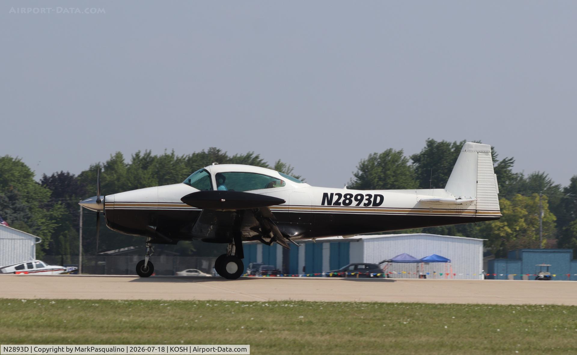 Aircraft N2893D, 1951 Ryan Navion B, c/n NAV-4-2242B, Ryan Navion B, at KOSH, photo by MarkPasqualino