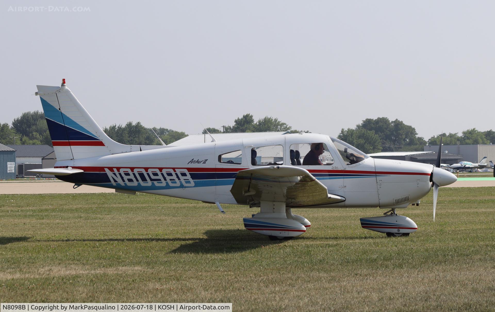 Aircraft N8098B, 1979 Piper PA-28-181, c/n 28-8090110, Piper PA-28-181, at KOSH, photo by MarkPasqualino